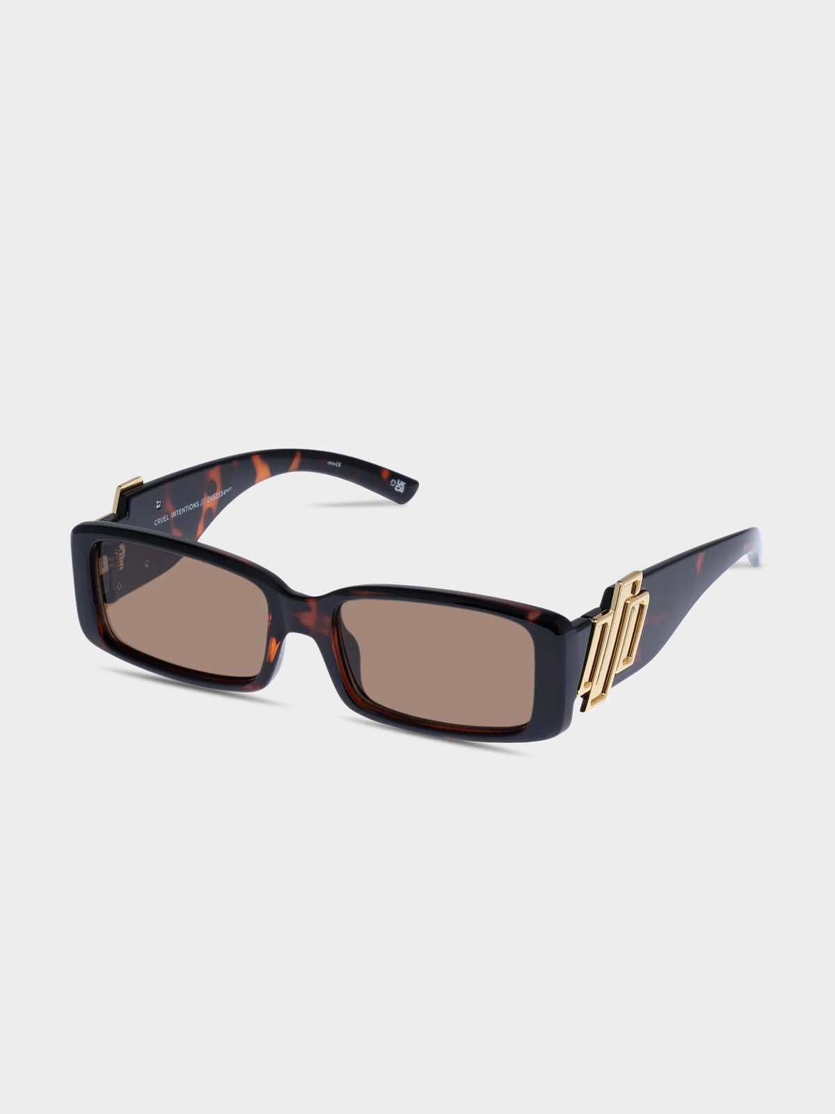 Le Specs Cruel Intentions Sunglasses | Tort/Teak Mono