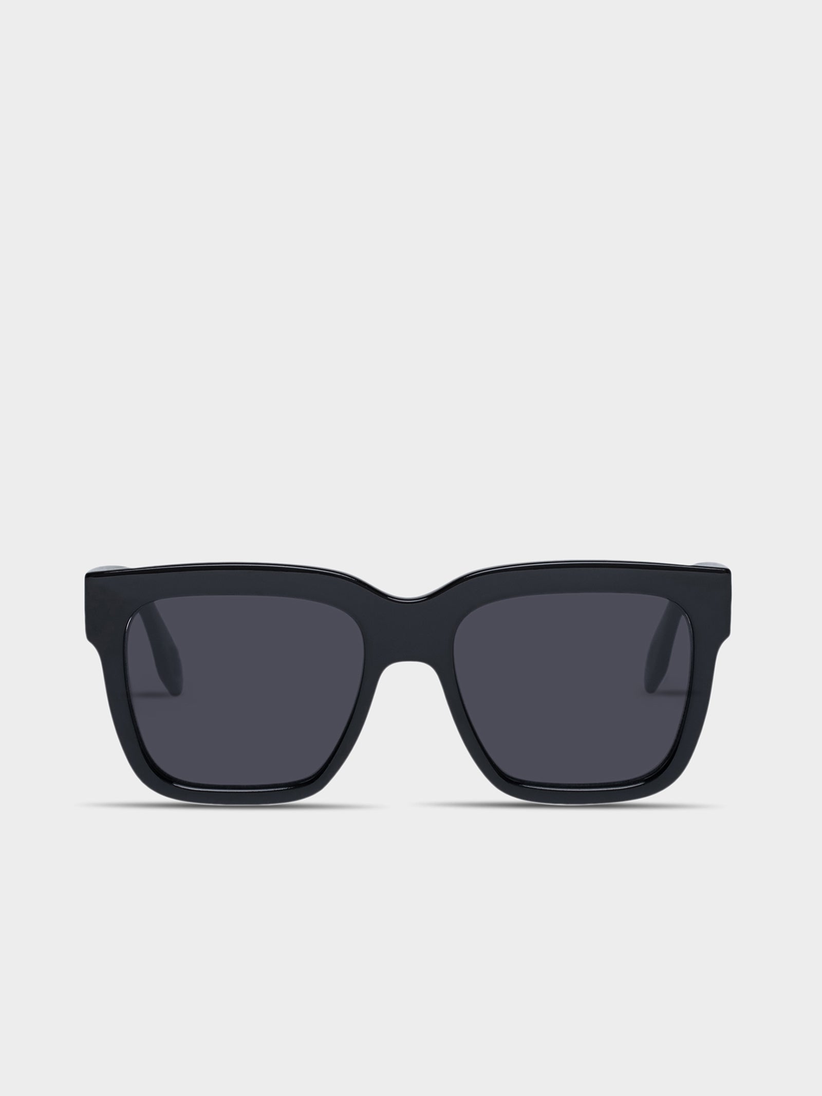 Tradeoff Sunglasses in Black Smoke Mono - Glue Store