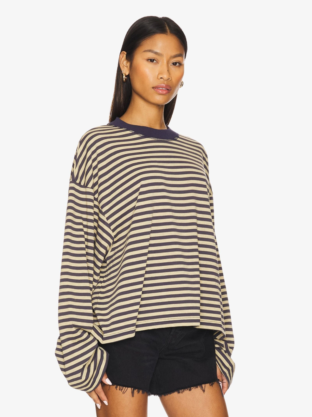 Lioness Bloom Long Sleeve | BEIGE STRIPE