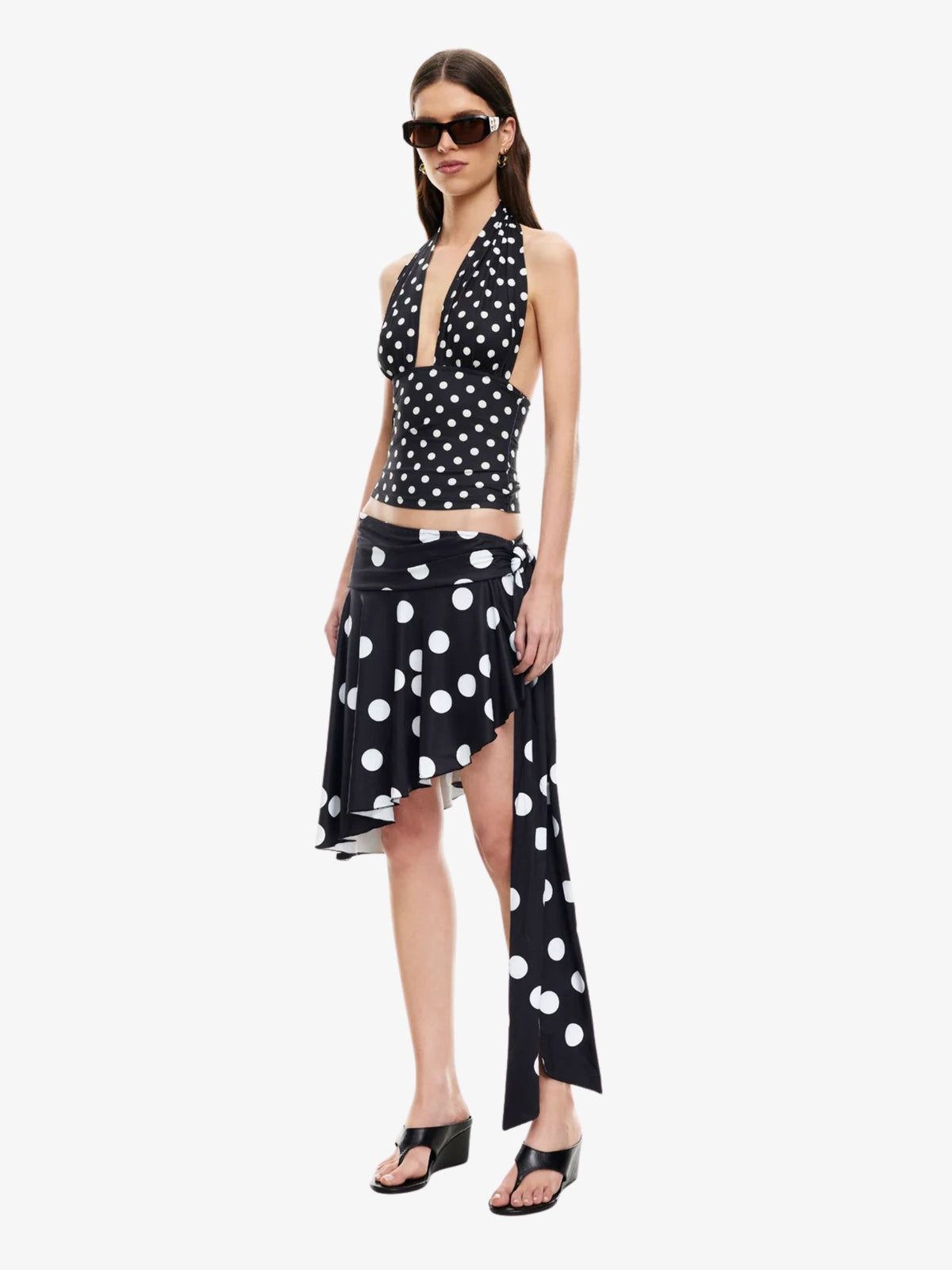 Lioness Safari Halter | Noir Polka