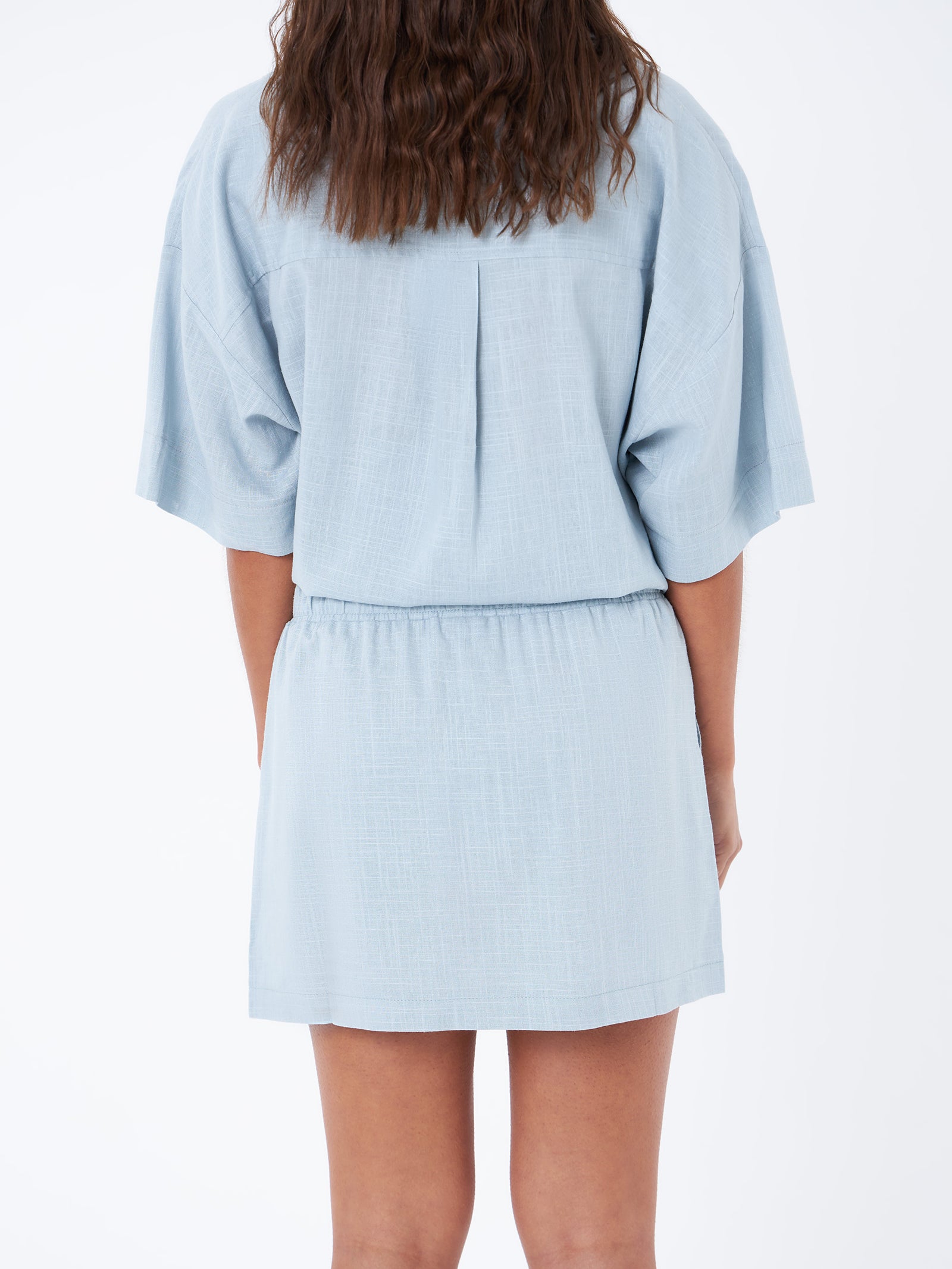 L&R Drawstring Mini Skirt