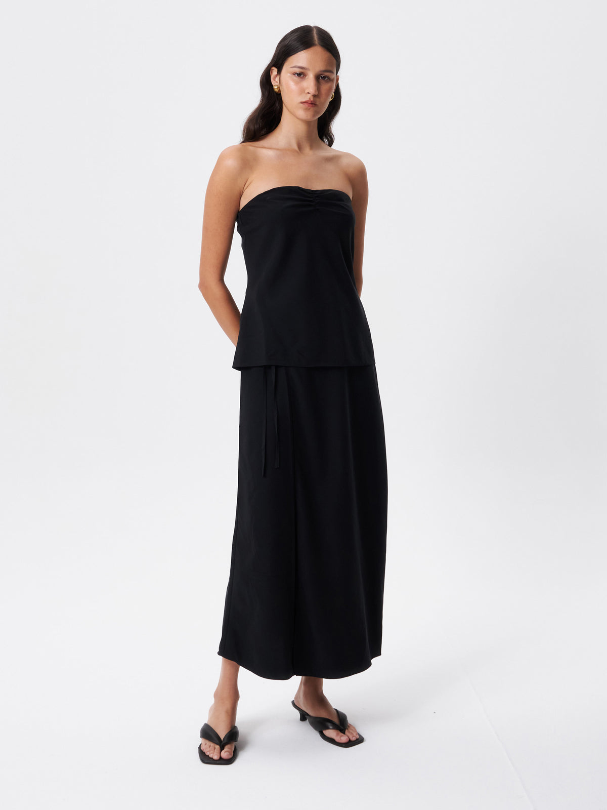 Lulu & Rose Meg Strapless Top | Black