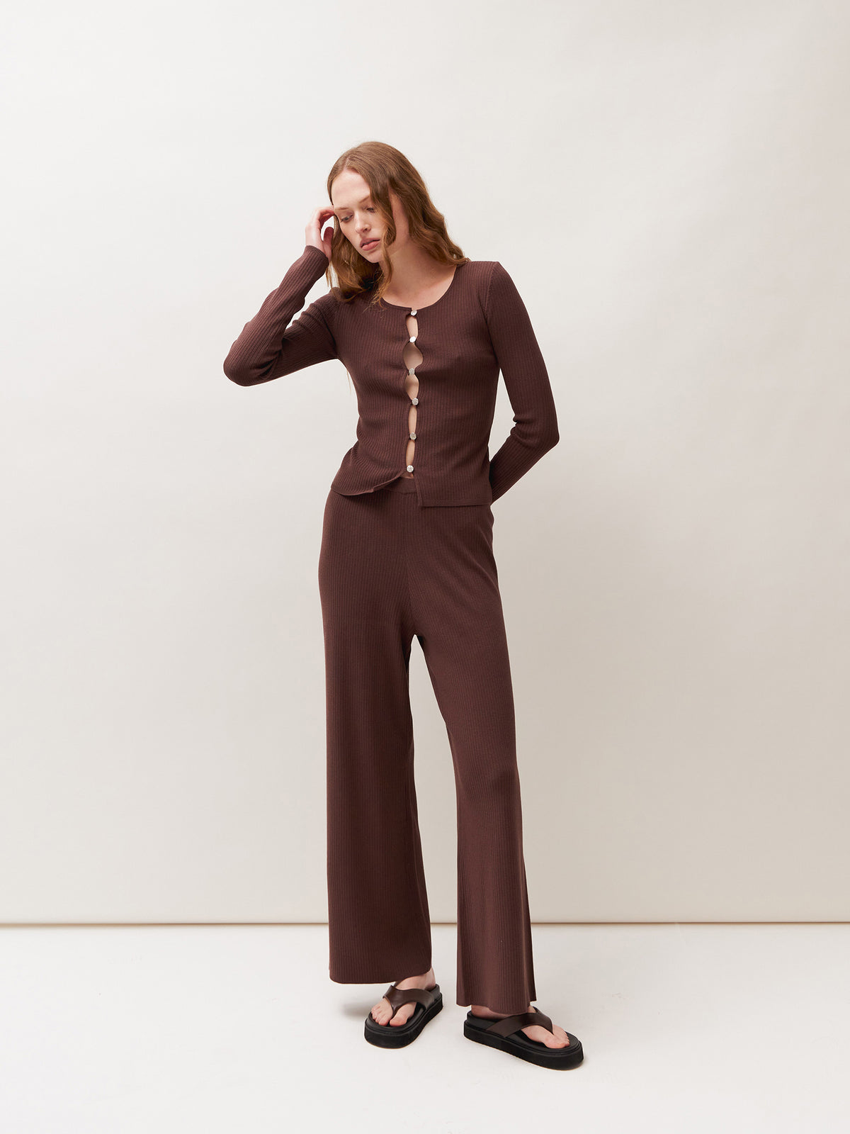 Lulu & Rose Annika Cardigan | Chestnut