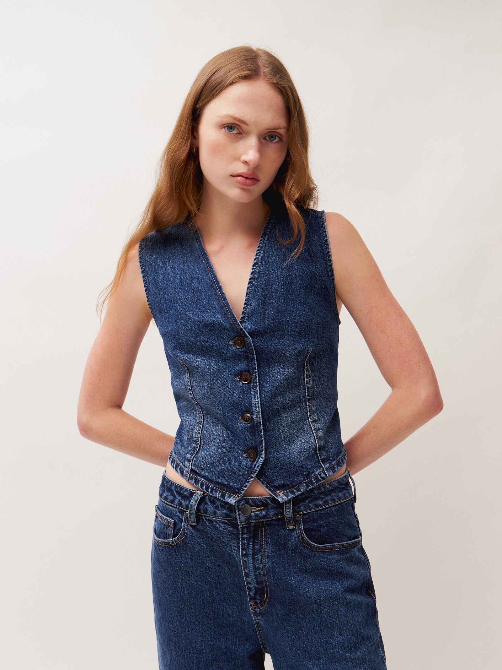 Tia Denim Vest