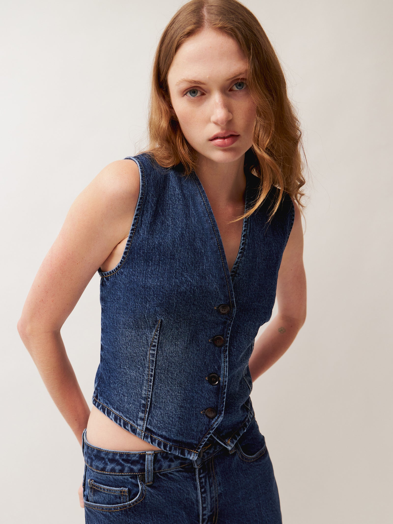 Tia Denim Vest