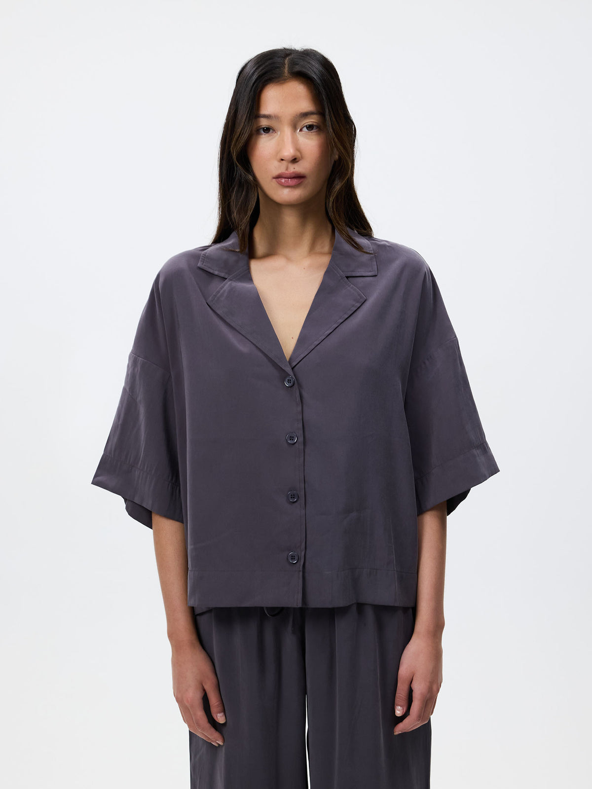 Lulu & Rose Tulli Shirt | Slate