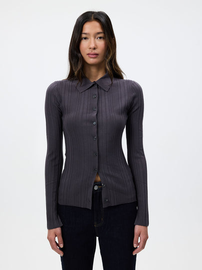 Leonie Button Up Knit Top