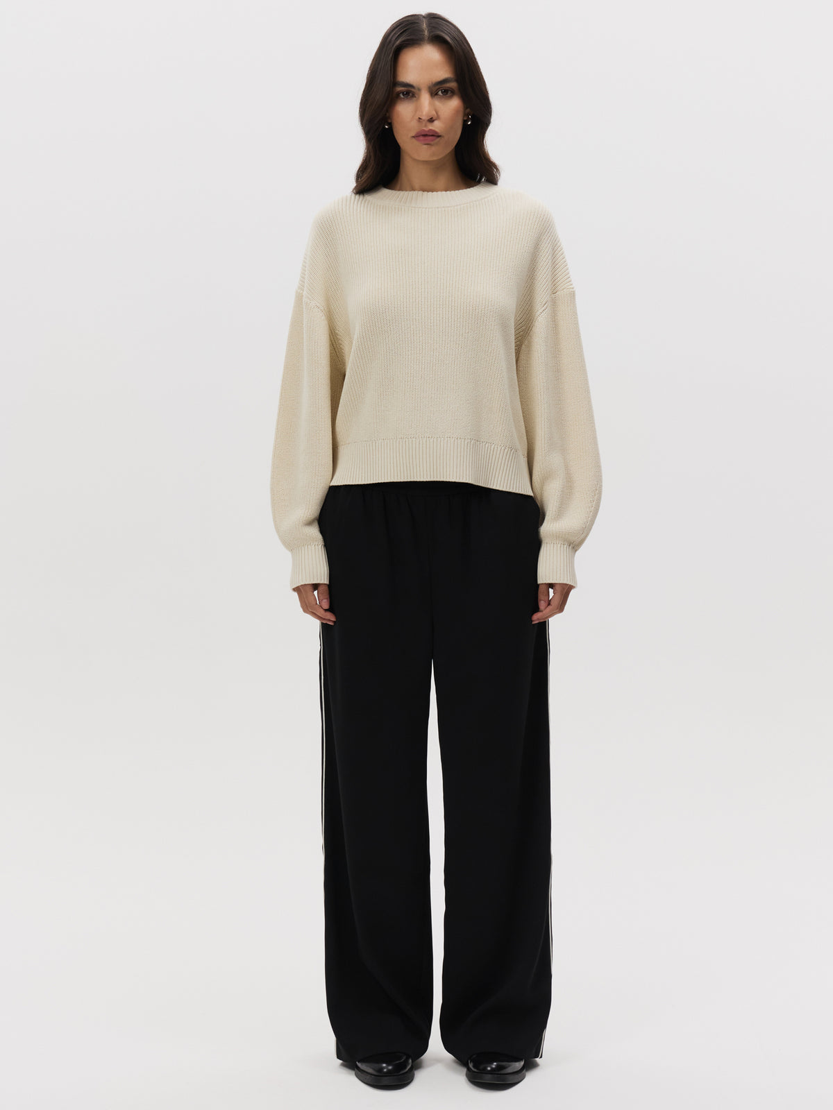 Lulu & Rose Sienna Cotton Jumper | Vanilla