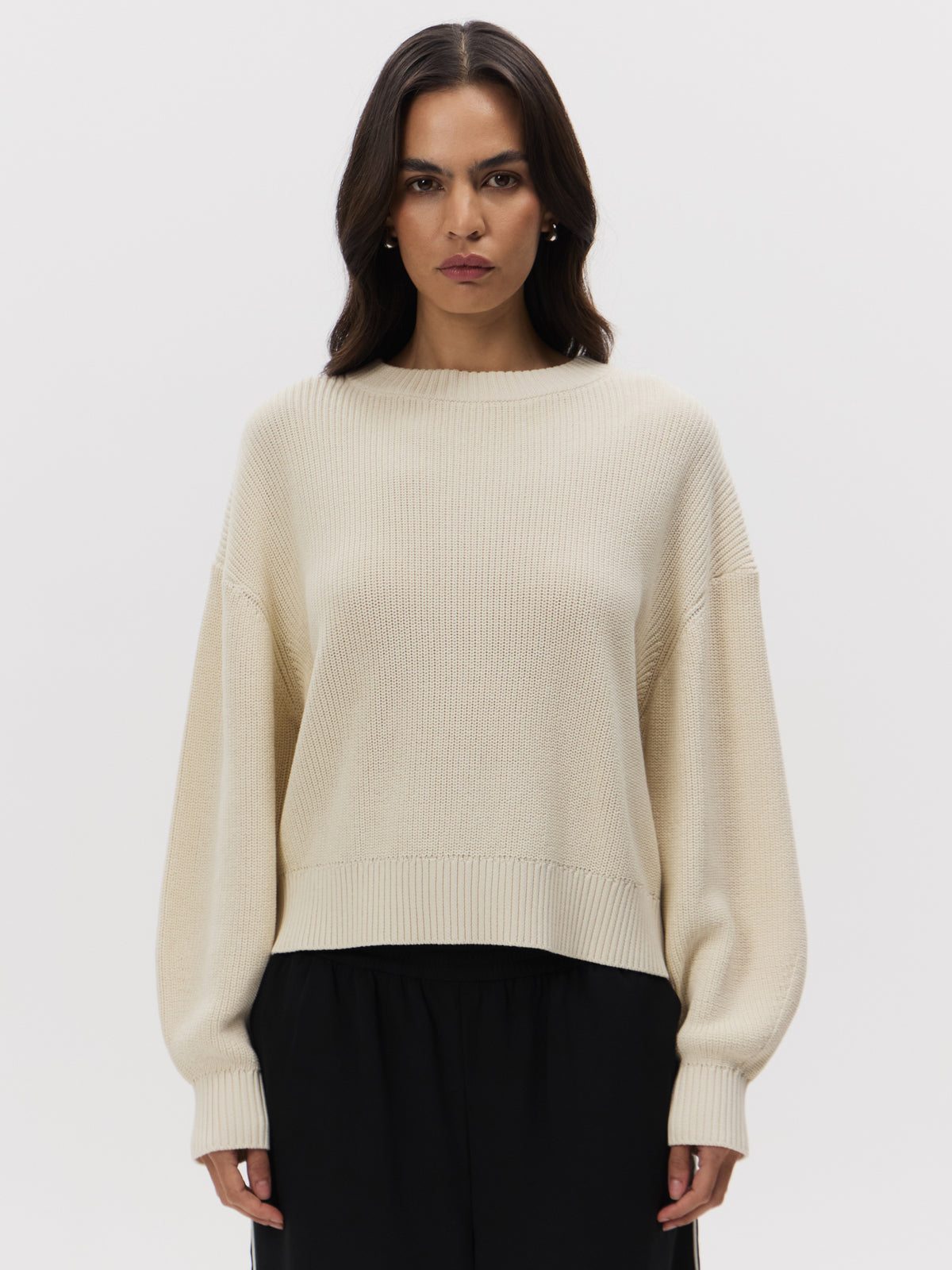 Lulu & Rose Sienna Cotton Jumper | Vanilla