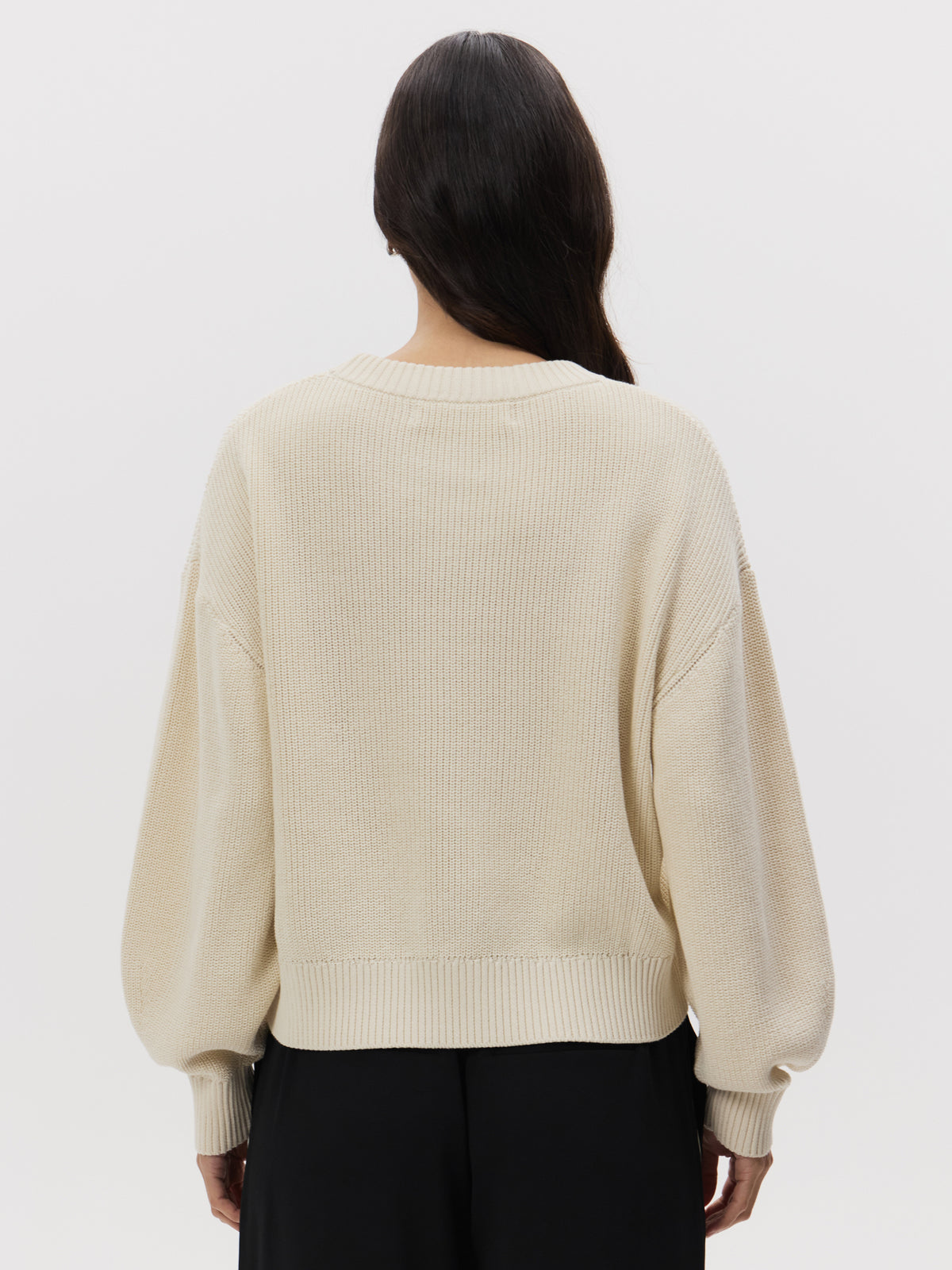 Lulu & Rose Sienna Cotton Jumper | Vanilla