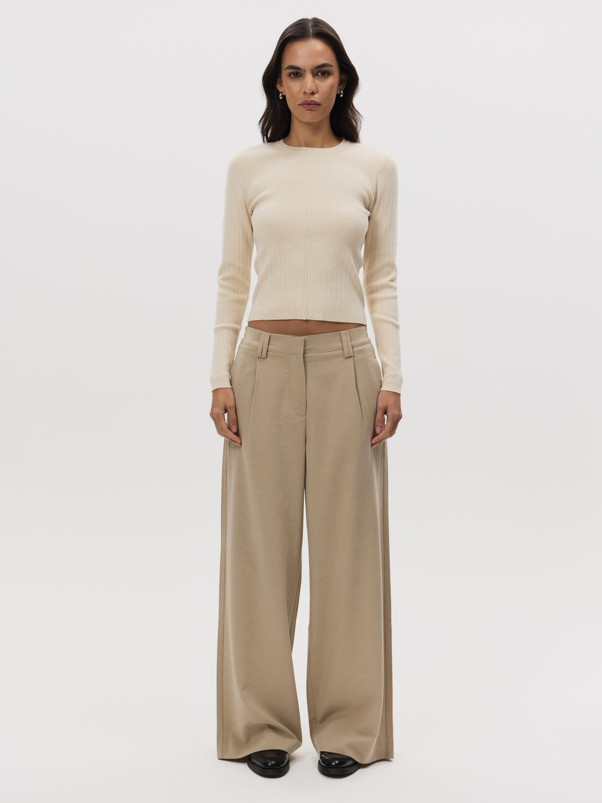 Lulu & Rose Daria Seam Front Top | Vanilla