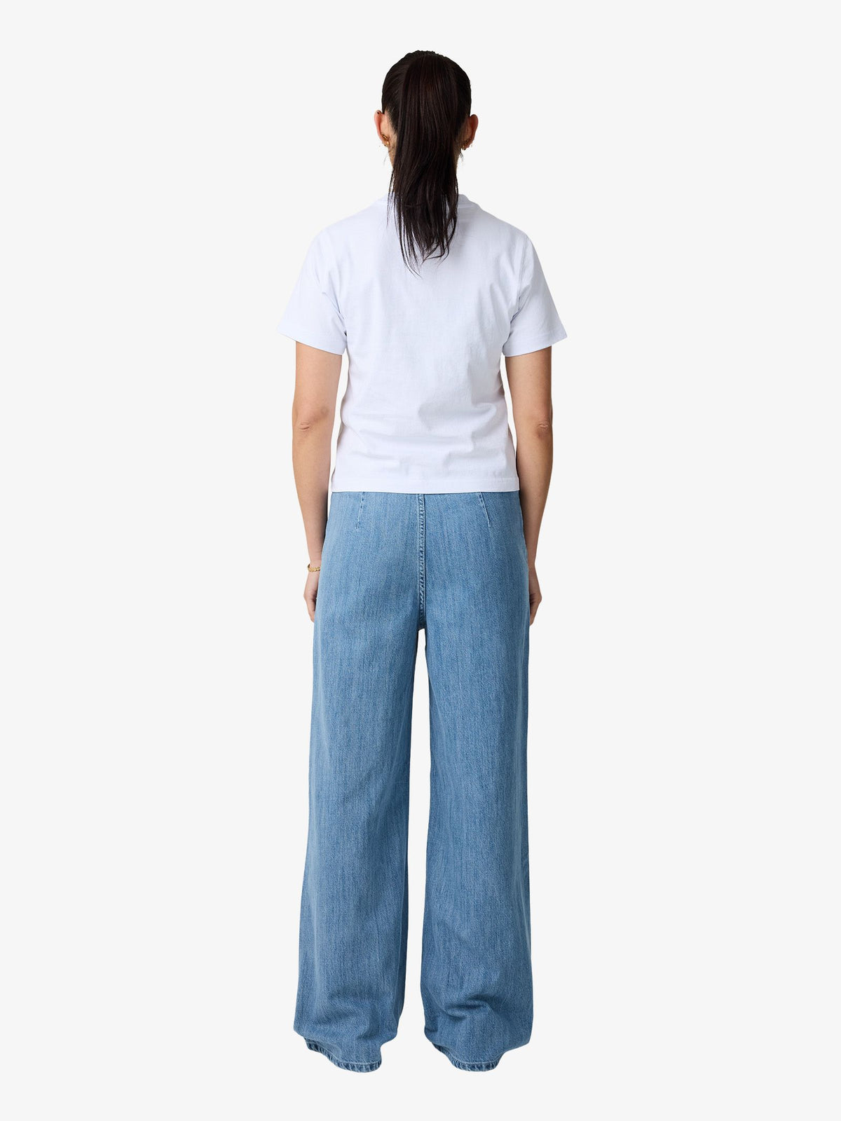 Lulu & Rose Bria Denim Palazzo | Light Blue