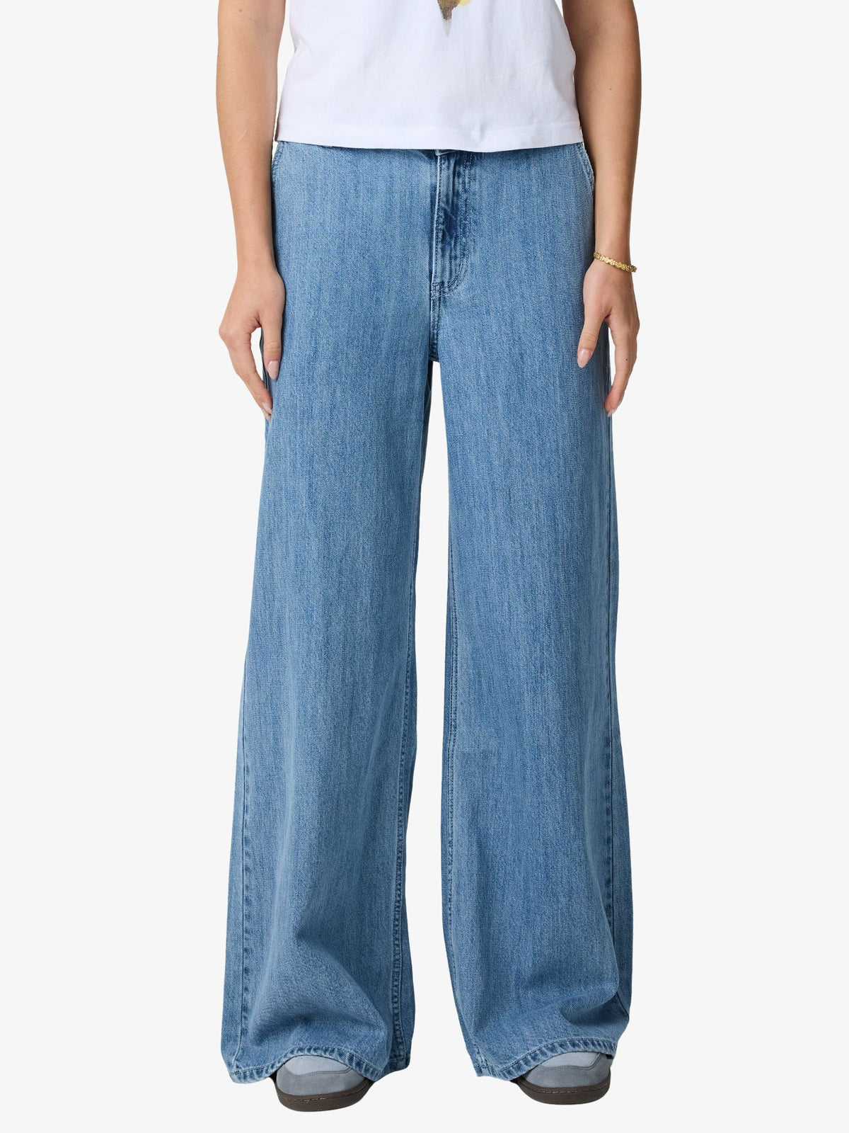 Lulu & Rose Bria Denim Palazzo | Light Blue