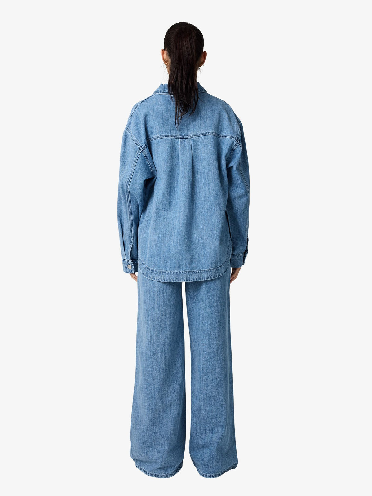 Lulu & Rose Bria Denim Shirt | Light Blue