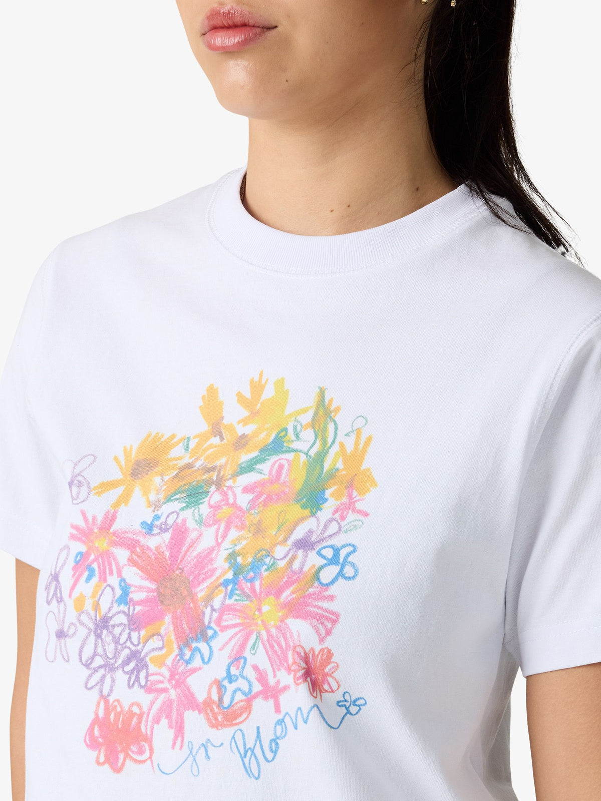 Lulu & Rose Jardin Baby Tee | Off White