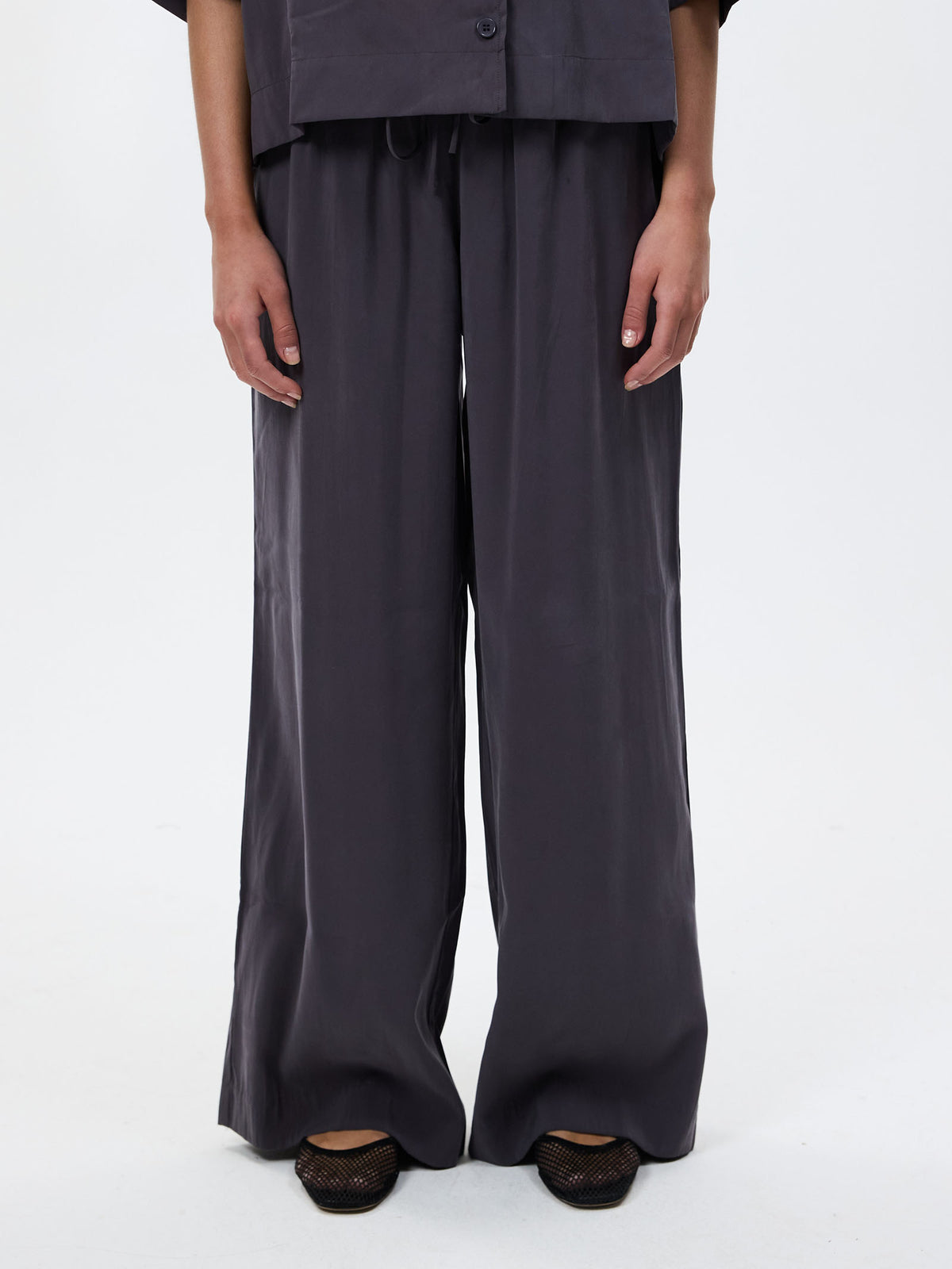 Lulu & Rose Tulli Drawstring Pant | Slate