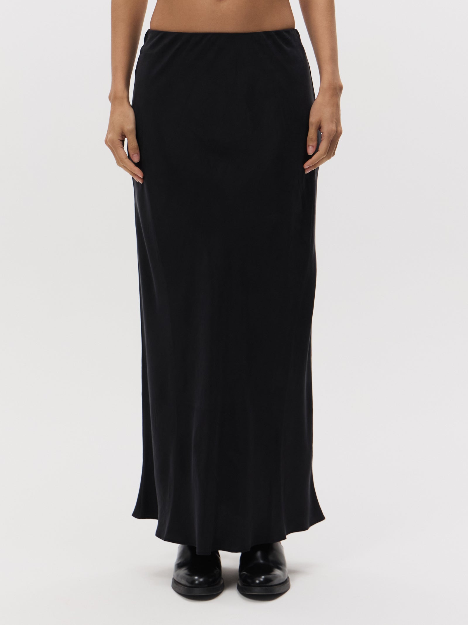 Chere Cupro Midi Skirt