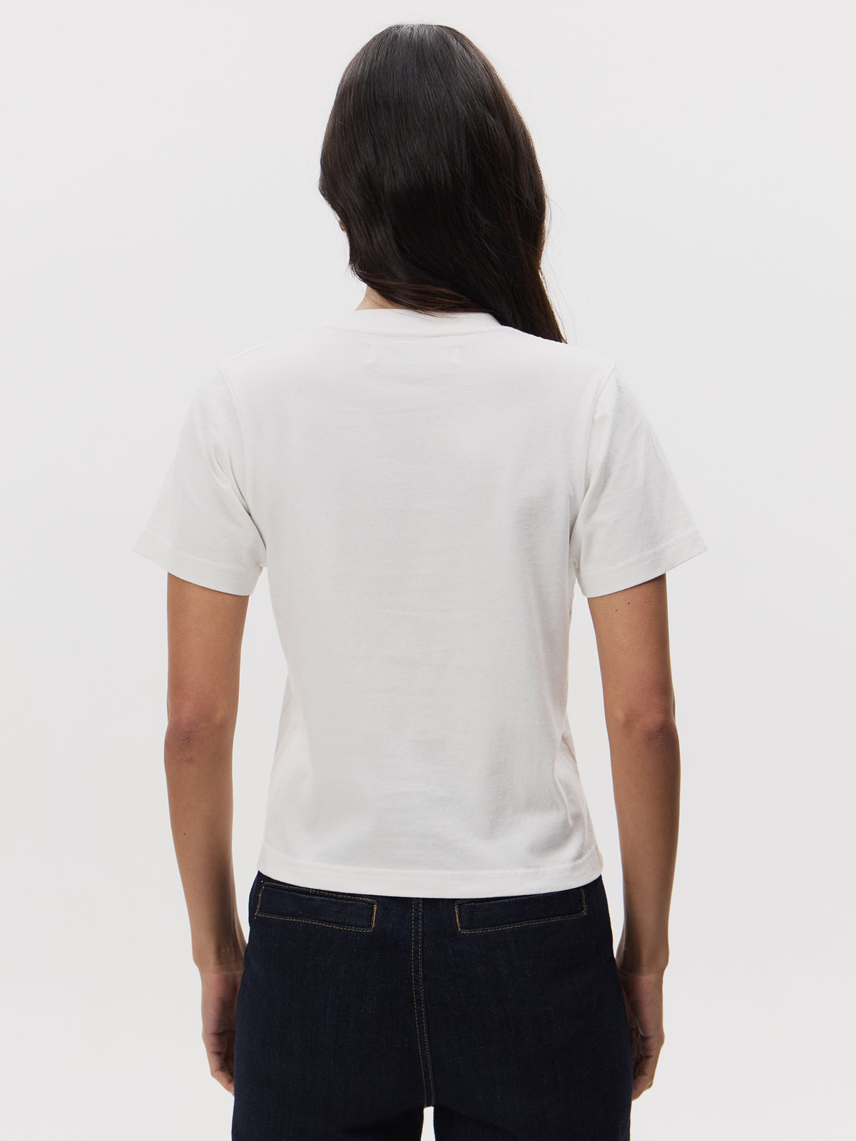 Lulu & Rose Pony Club Baby Tee | OFF WHITE