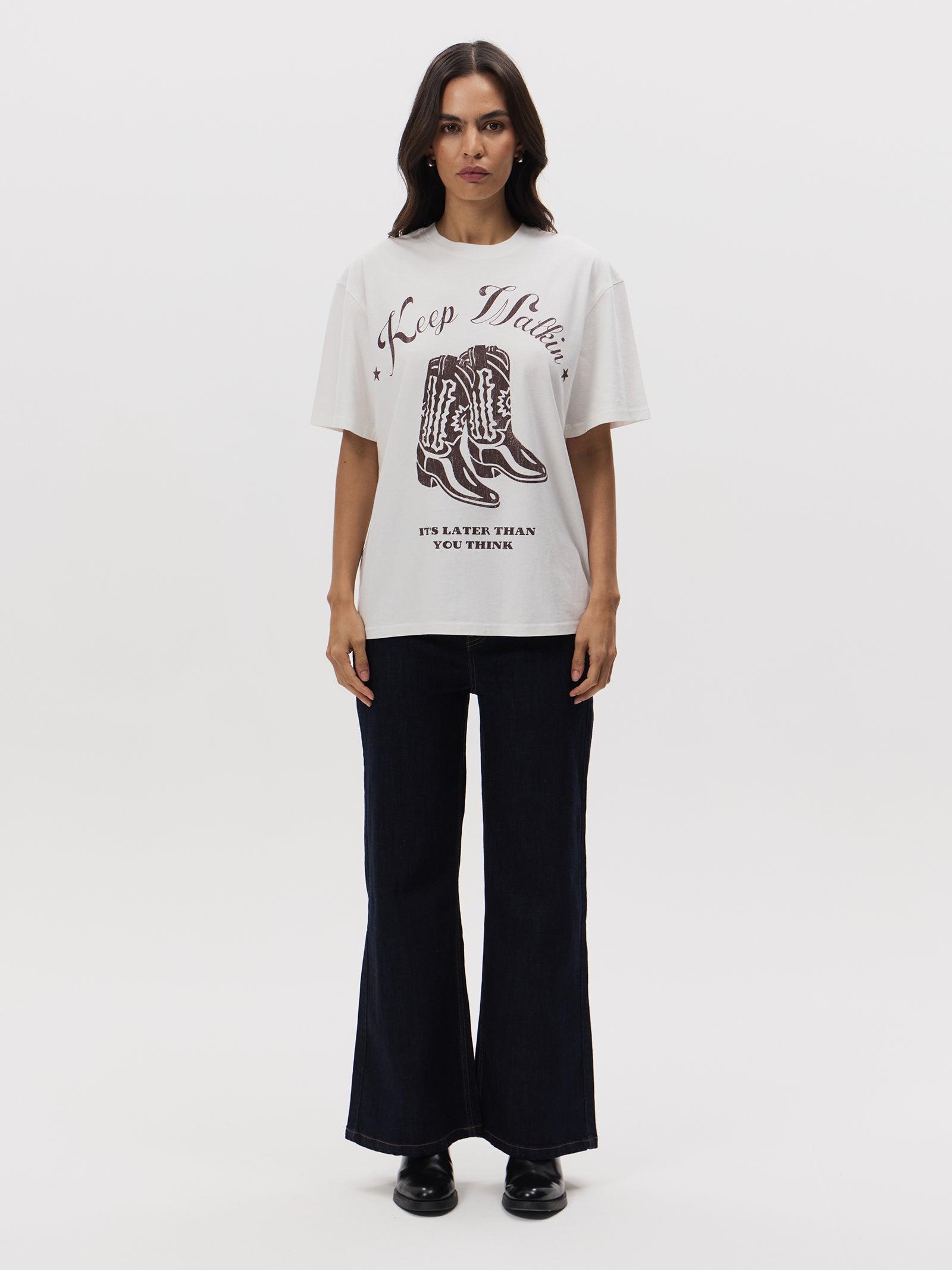 Keep Walkin Oversized Tee