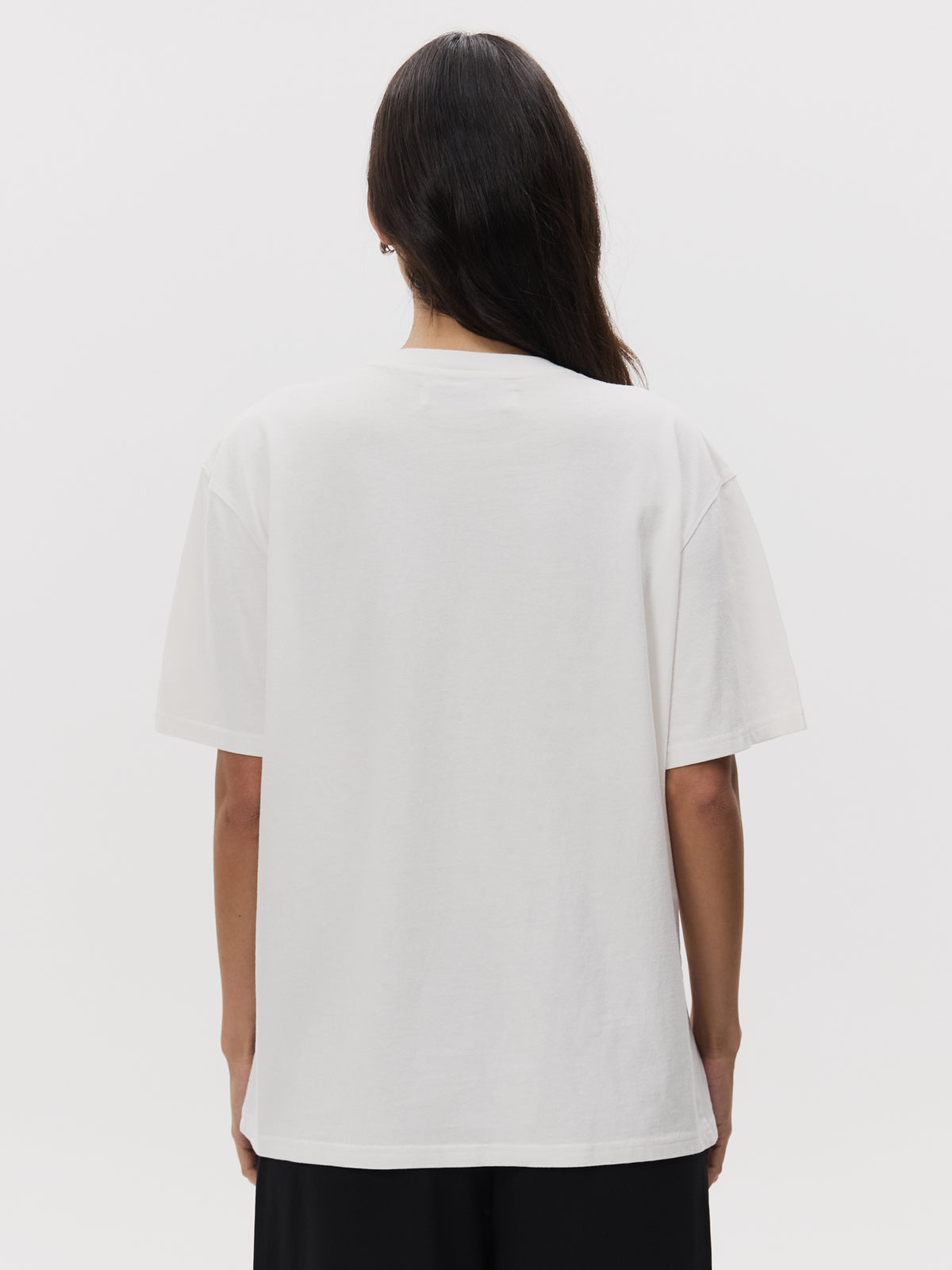Lulu & Rose Dark Nature Oversized Tee | OFF WHITE