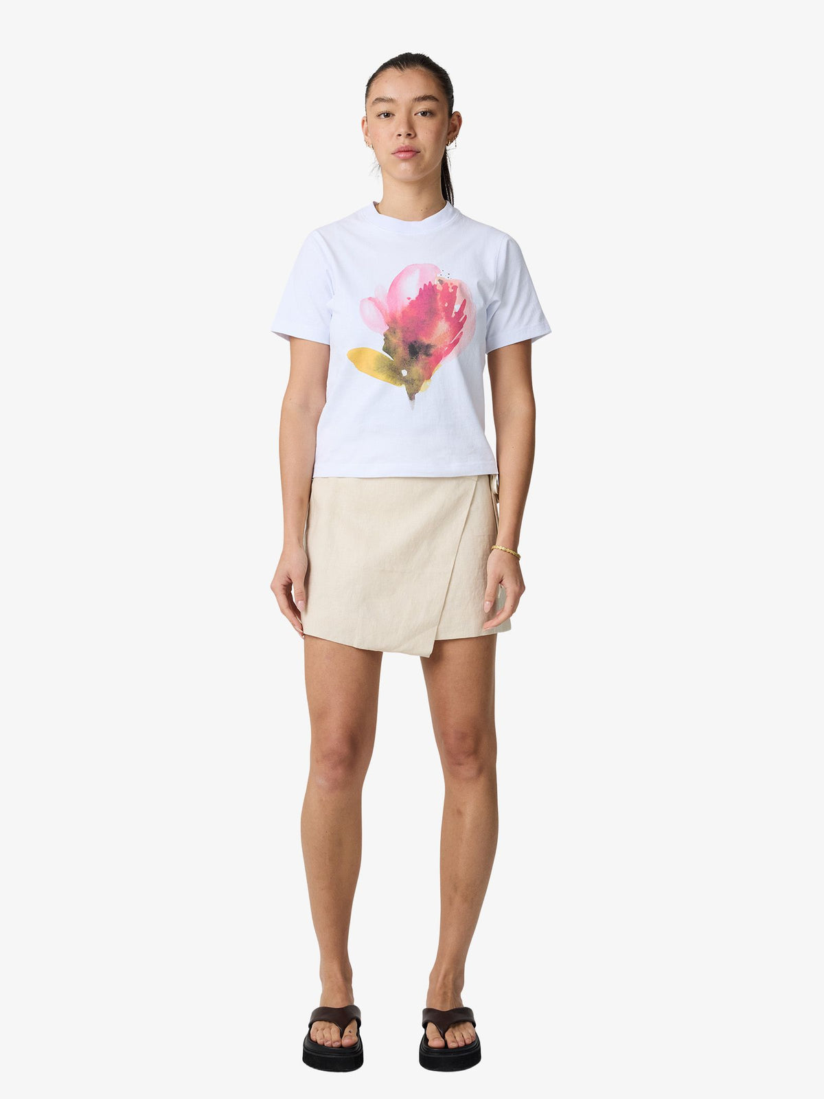 Lulu & Rose Giverny Baby Tee | Off White