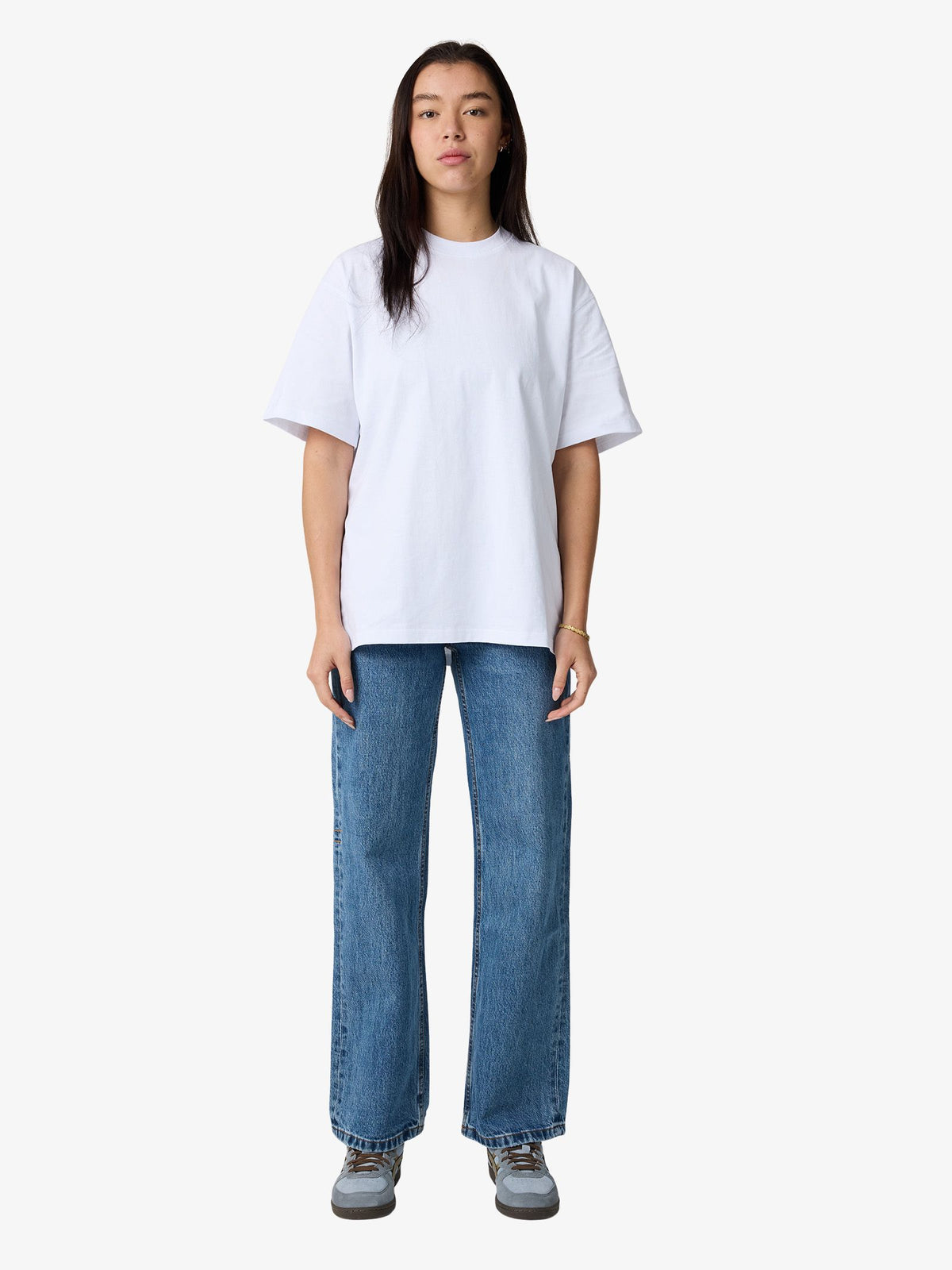 Lulu & Rose Bloom Oversized Tee | Off White