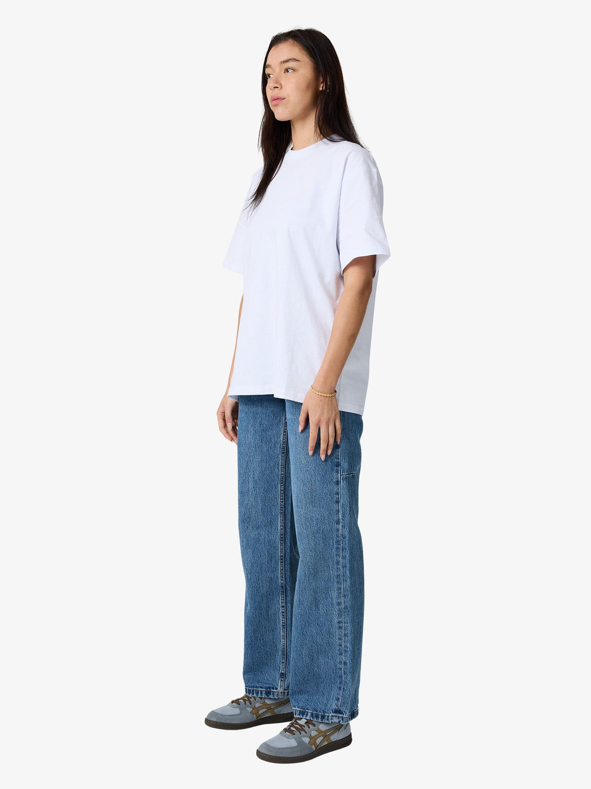 Lulu & Rose Bloom Oversized Tee | Off White