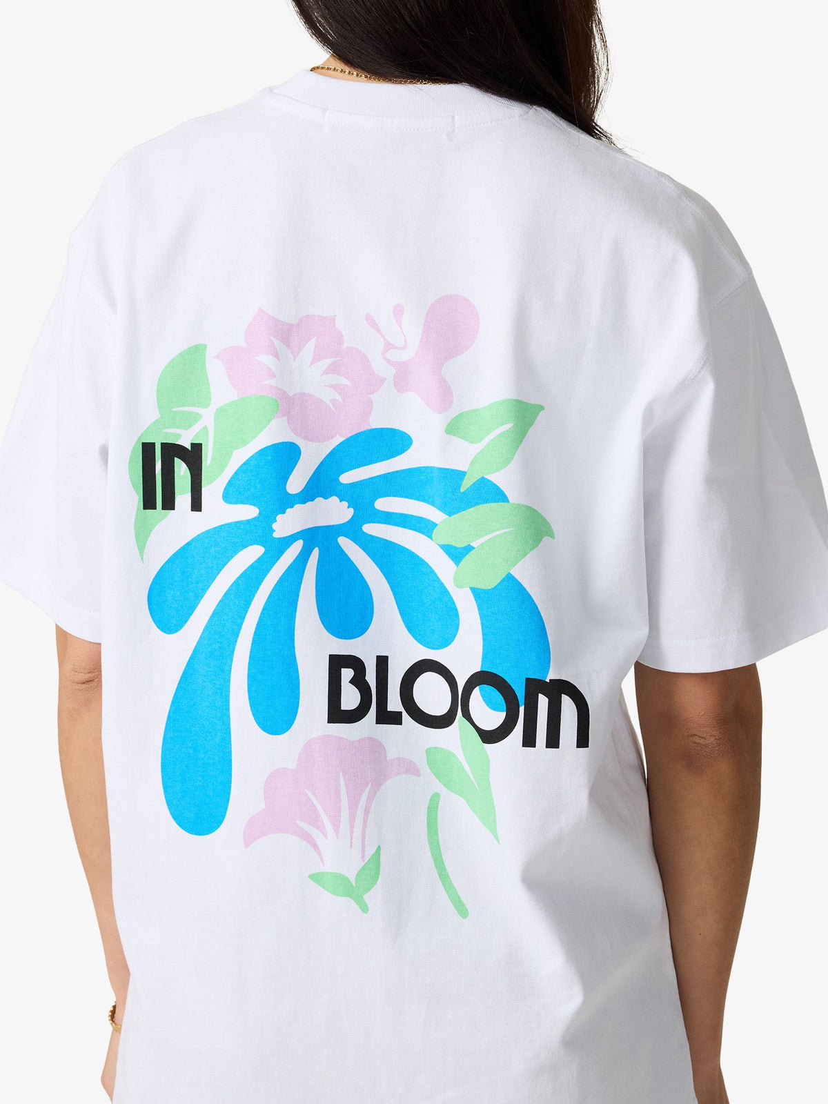 Lulu & Rose Bloom Oversized Tee | Off White