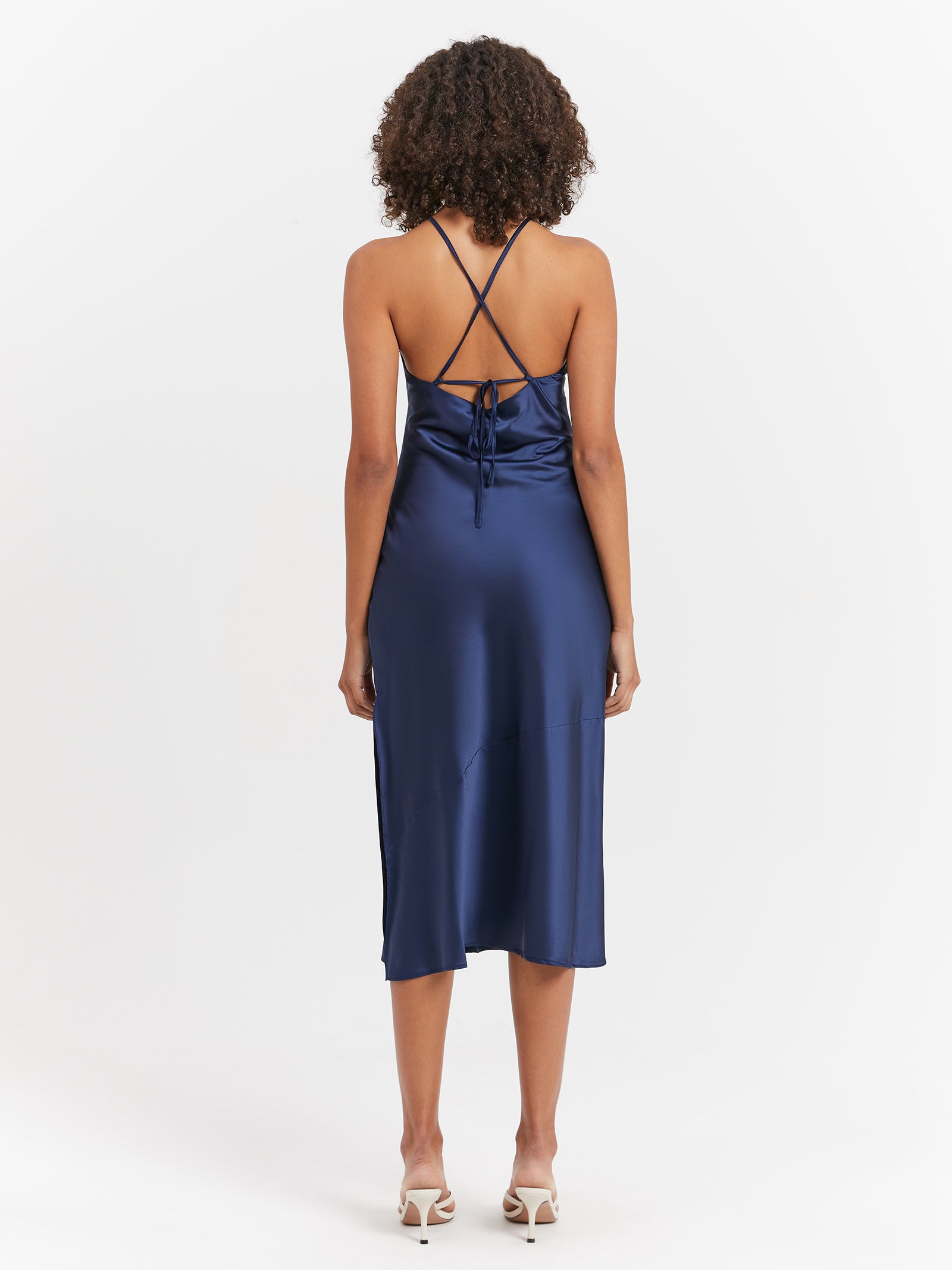 Makala Tie Back Midi Dress
