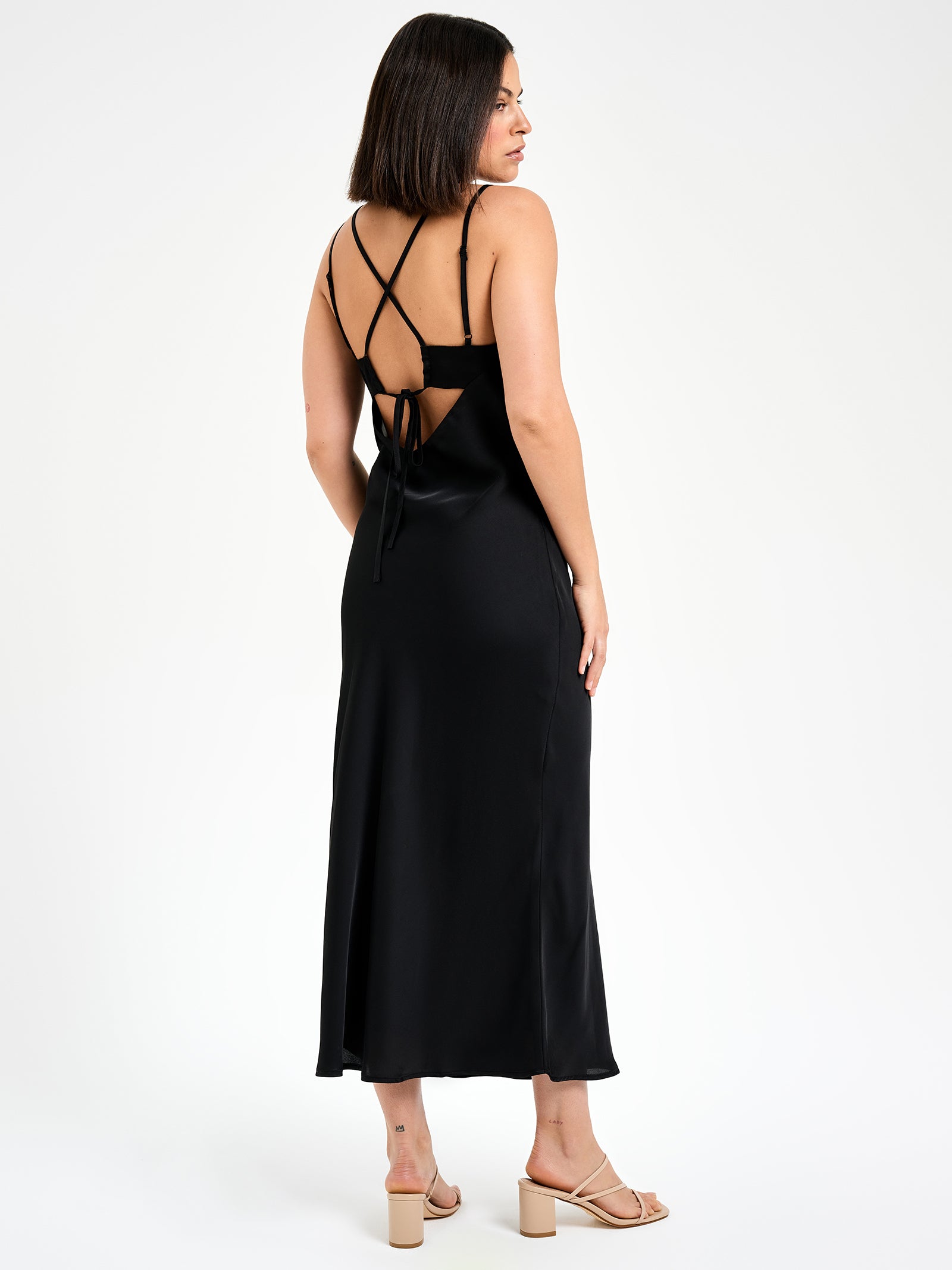 Celine Strappy Midi Dress