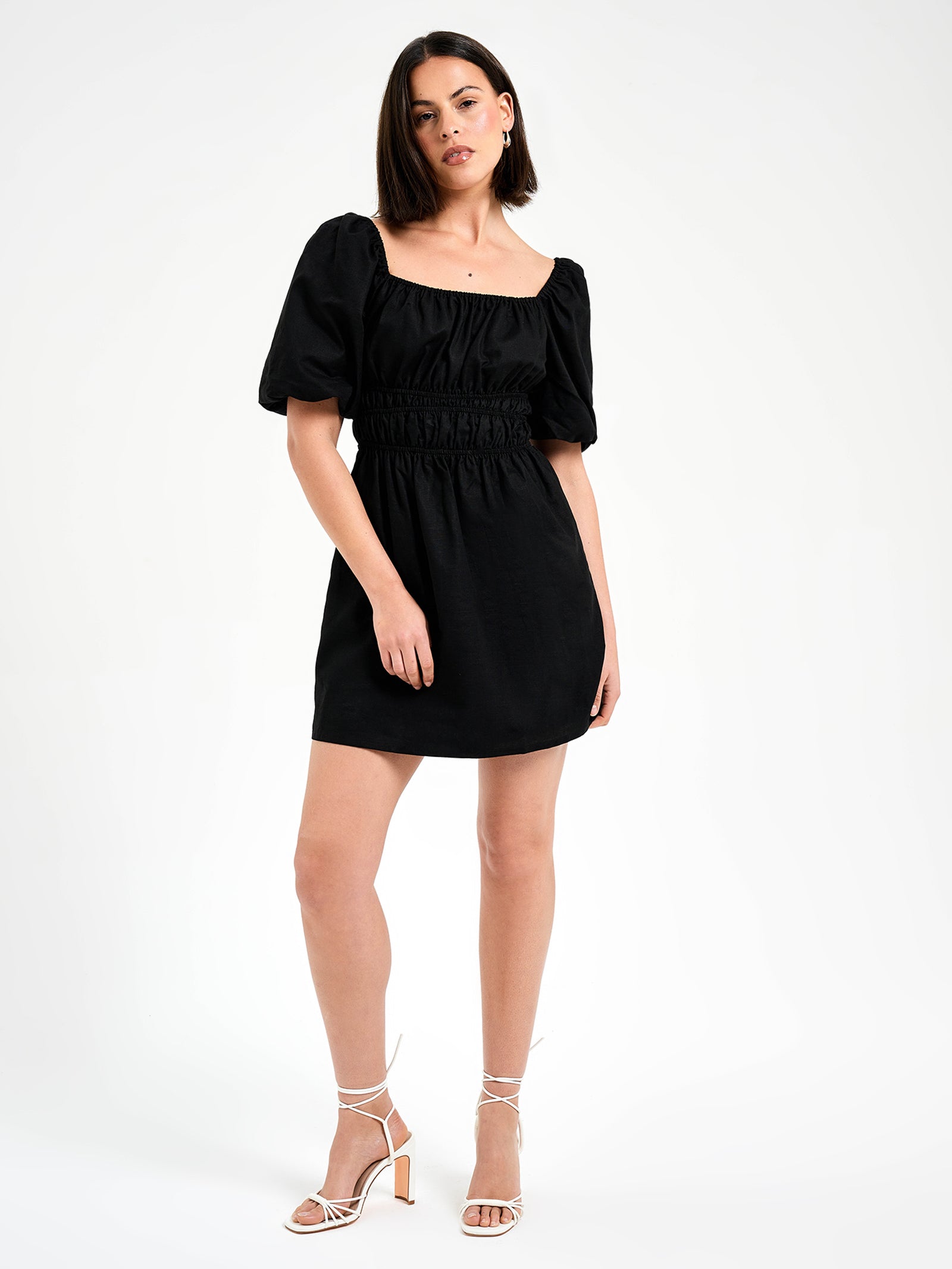 Lilo Puff Sleeve Mini Dress