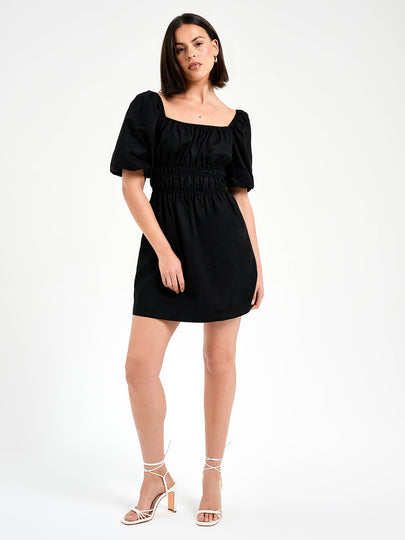 Lilo Puff Sleeve Mini Dress