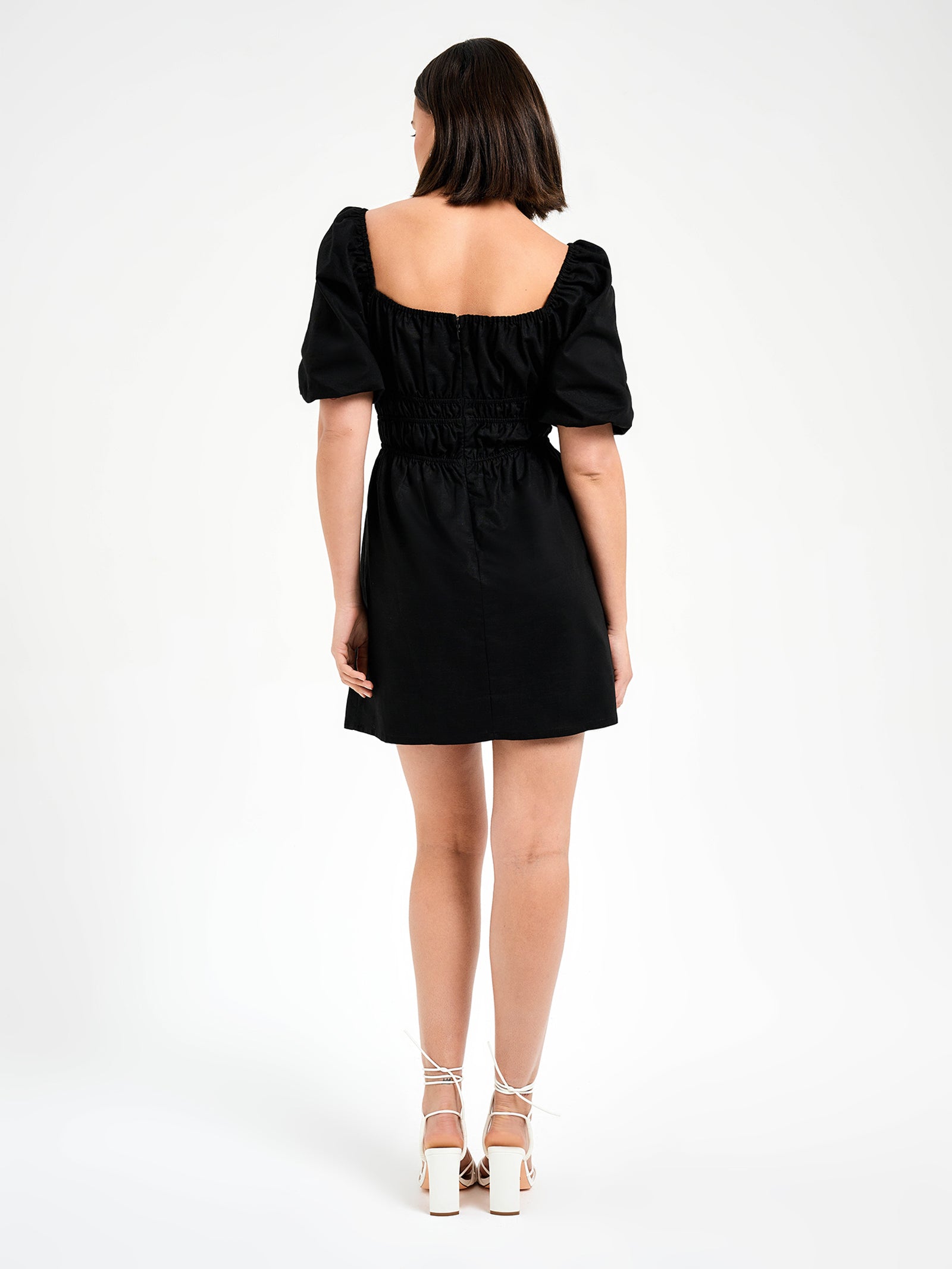 Lilo Puff Sleeve Mini Dress