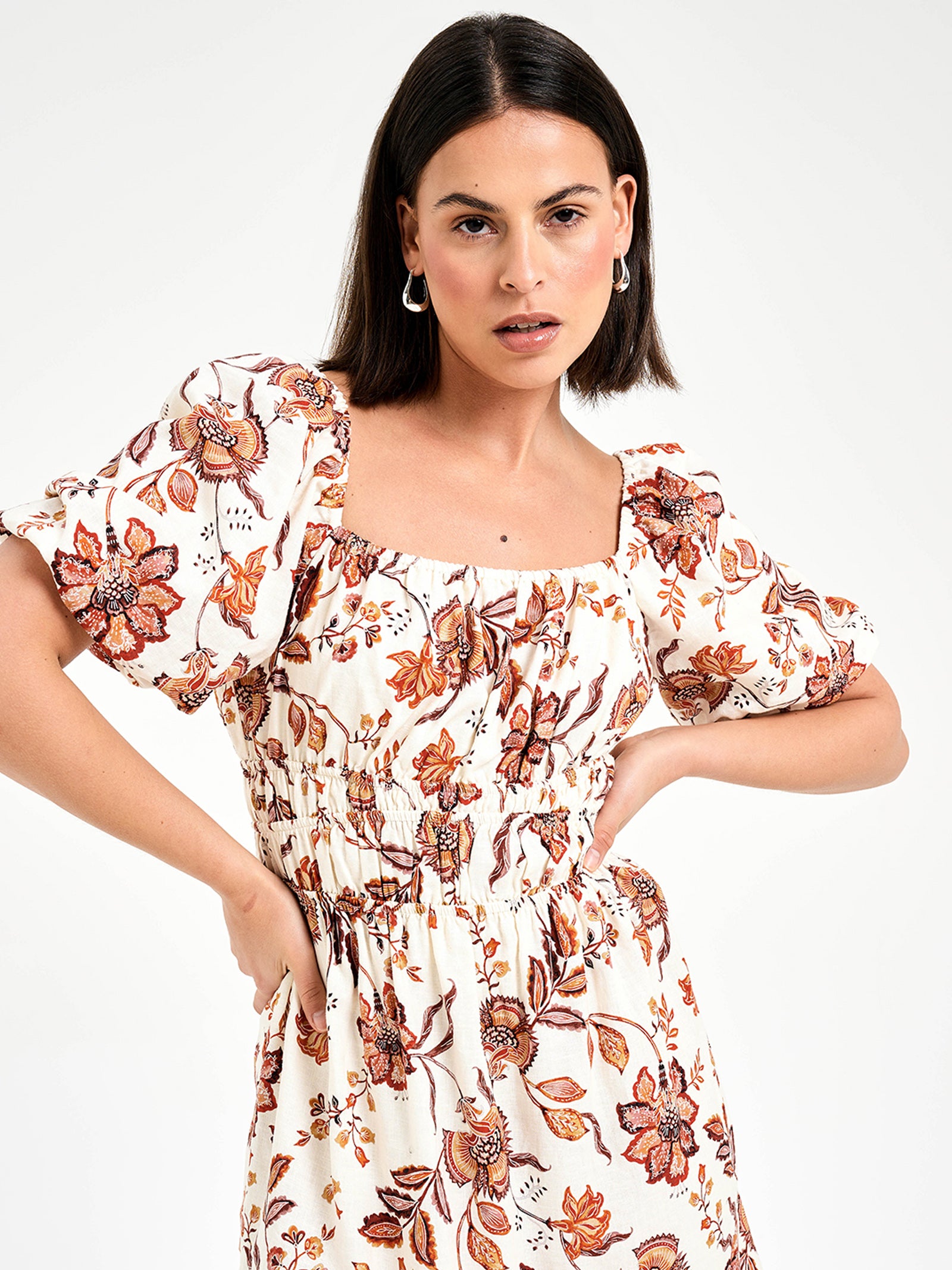Wylder Puff Sleeve Mini Dress