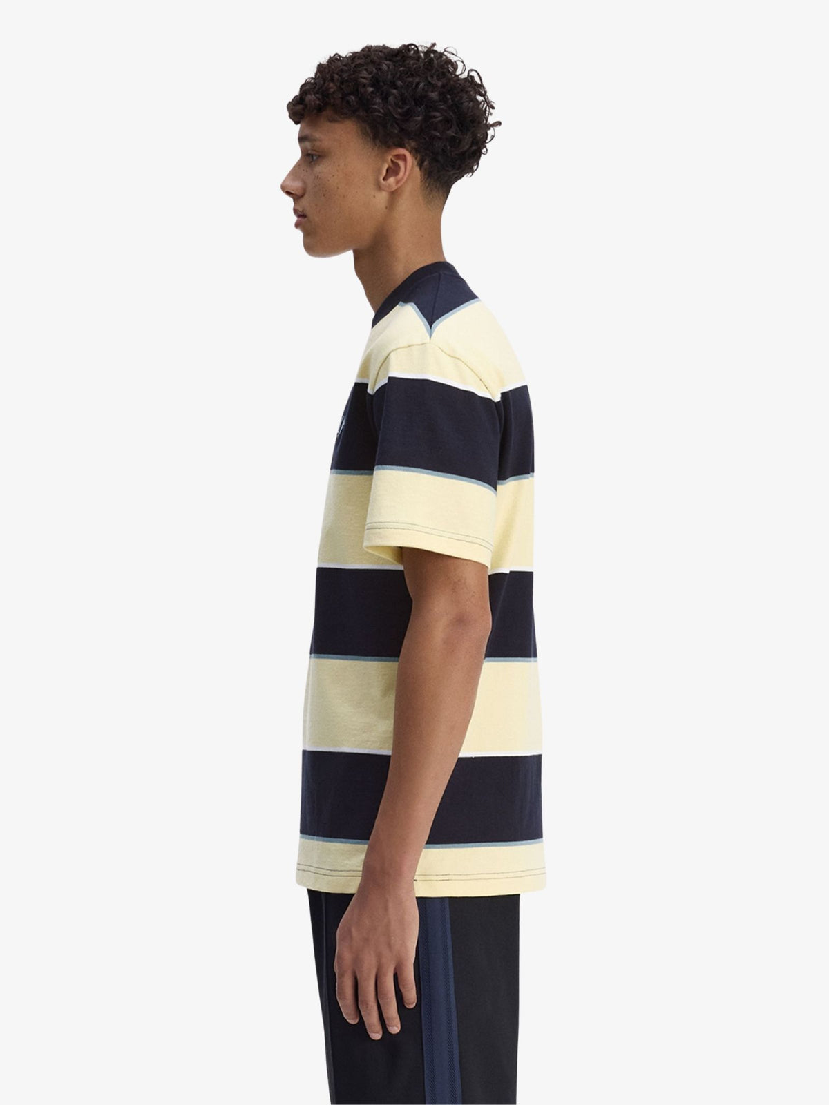 Fred Perry Striped Relaxed T-Shirt | Champions Gold