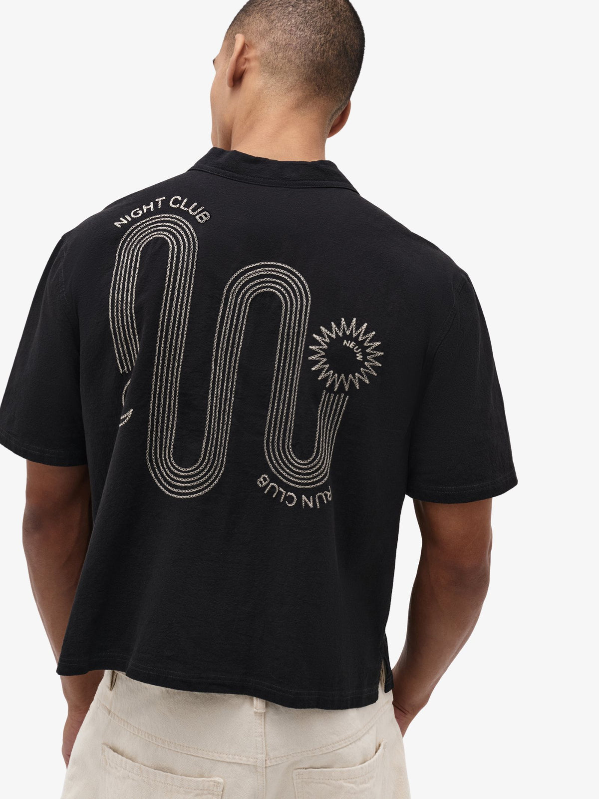 Neuw Ataraxia Short Sleeve Mod Shirt | Black