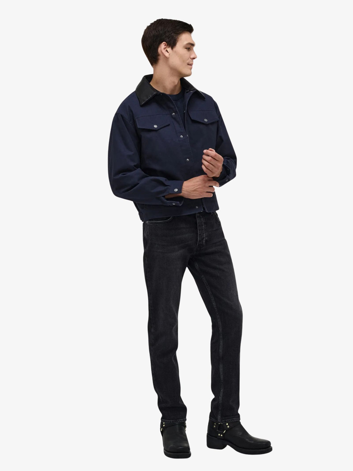 Neuw Ray Straight Bravo Jeans | Washed Black