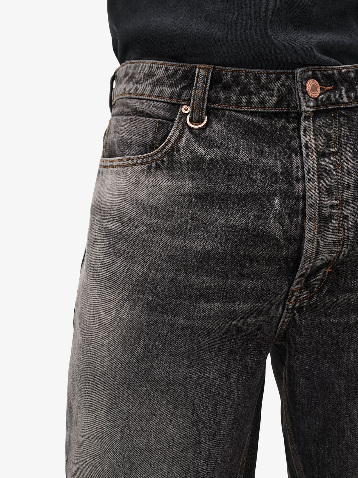 Neuw River Baggy West Jeans | Washed Black
