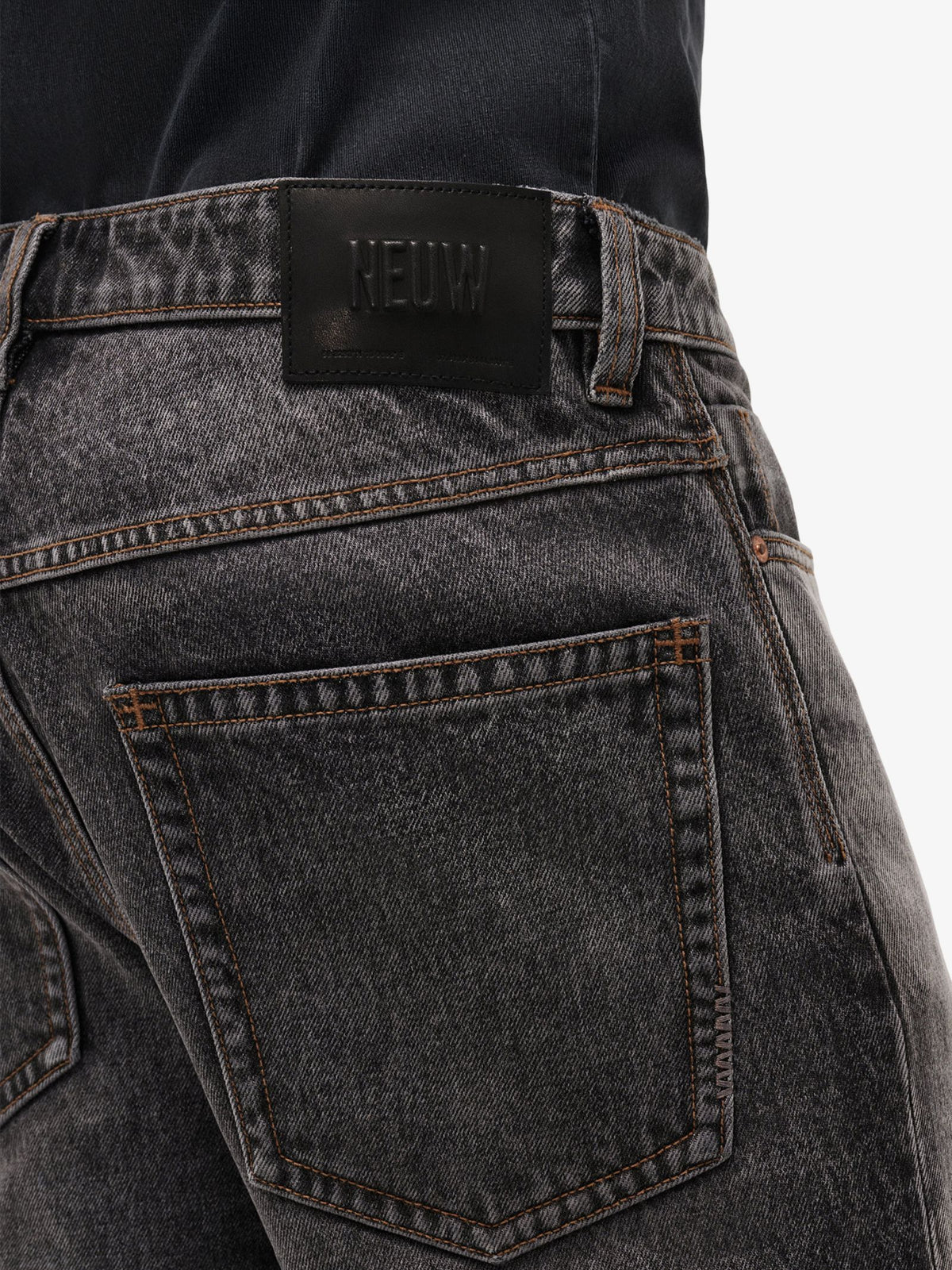 Neuw River Baggy West Jeans | Washed Black