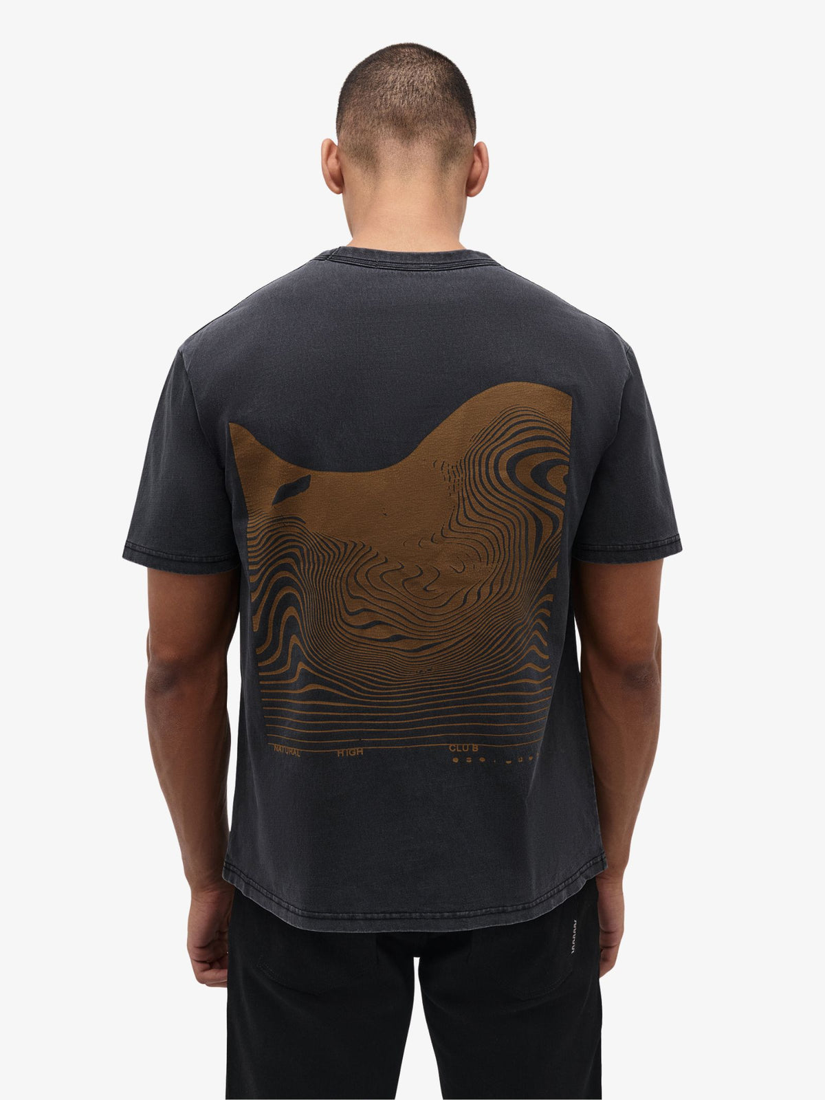 Neuw Natural High Tee | Washed Black