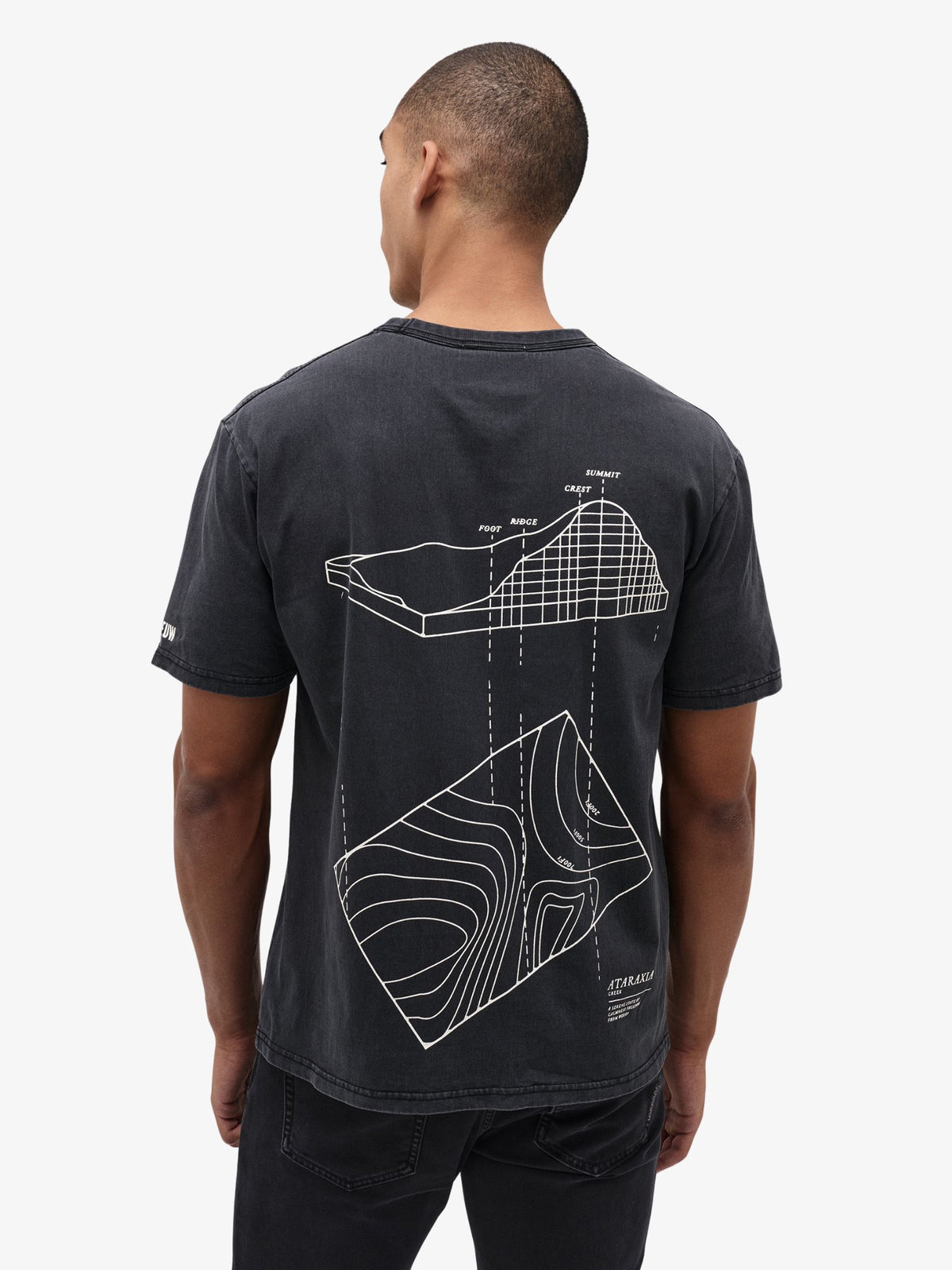 Neuw Incline Tee | Washed Black