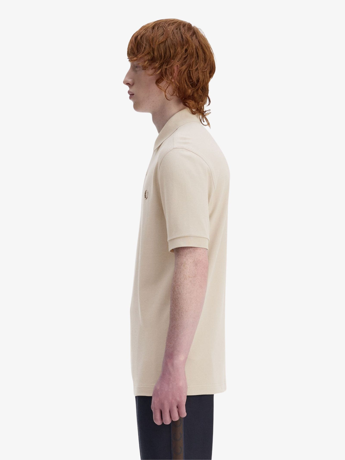 Fred Perry The Fred Perry Shirt | Warm Oat/Burnt Tobacco