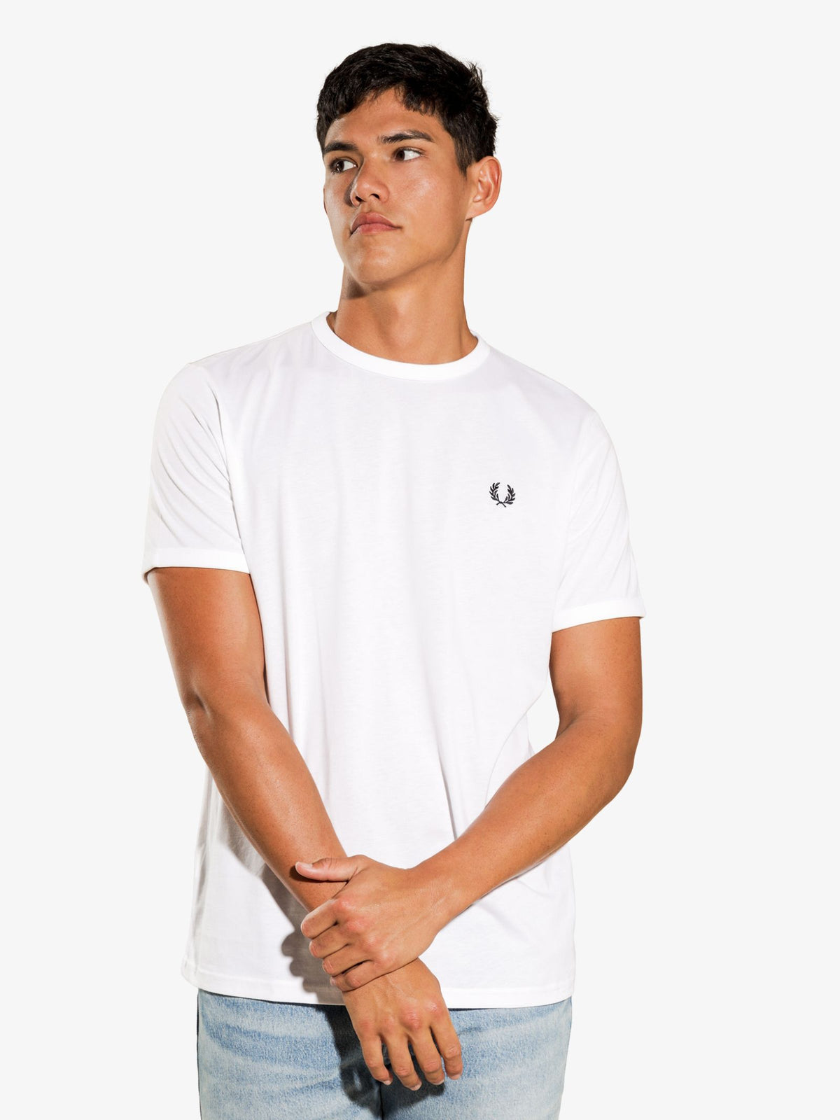 Fred Perry Ringer T-Shirt | White