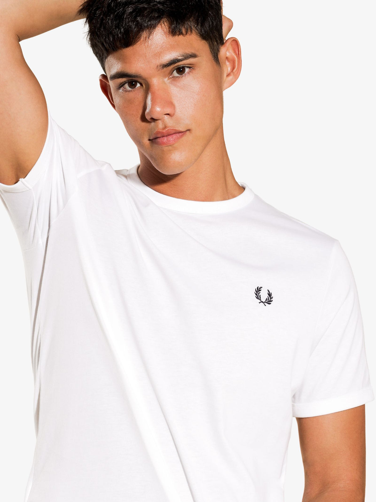 Fred Perry Ringer T-Shirt | White