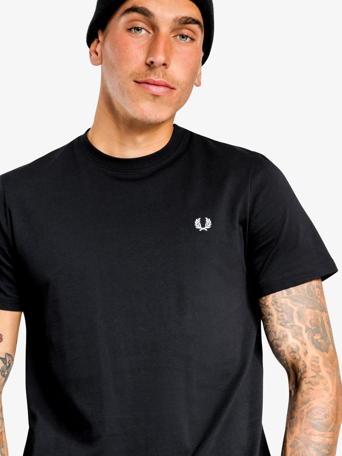 Fred Perry Ringer T-Shirt | Black