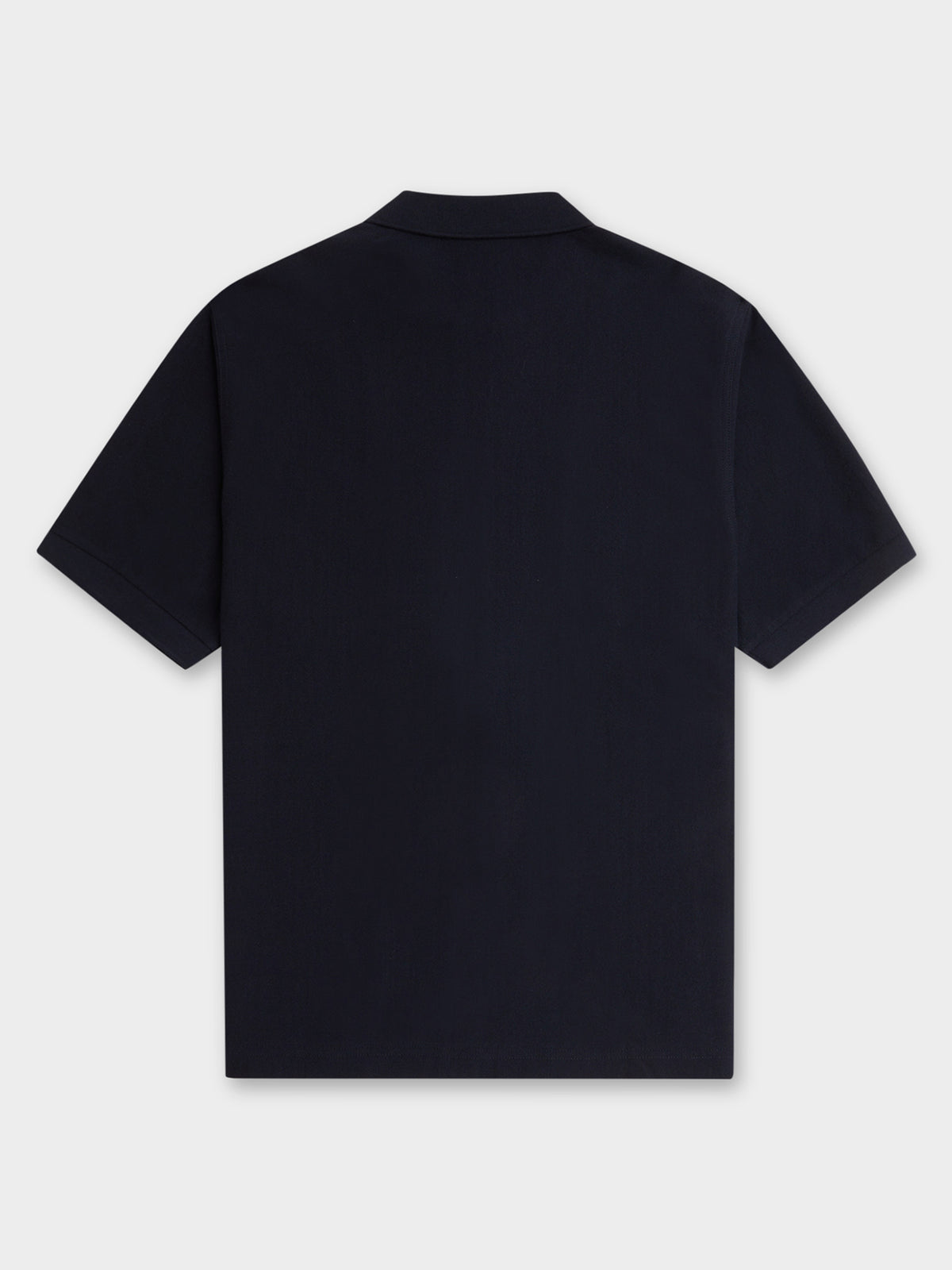 Fred Perry Ombre Stripe Zip Polo Shirt | Navy