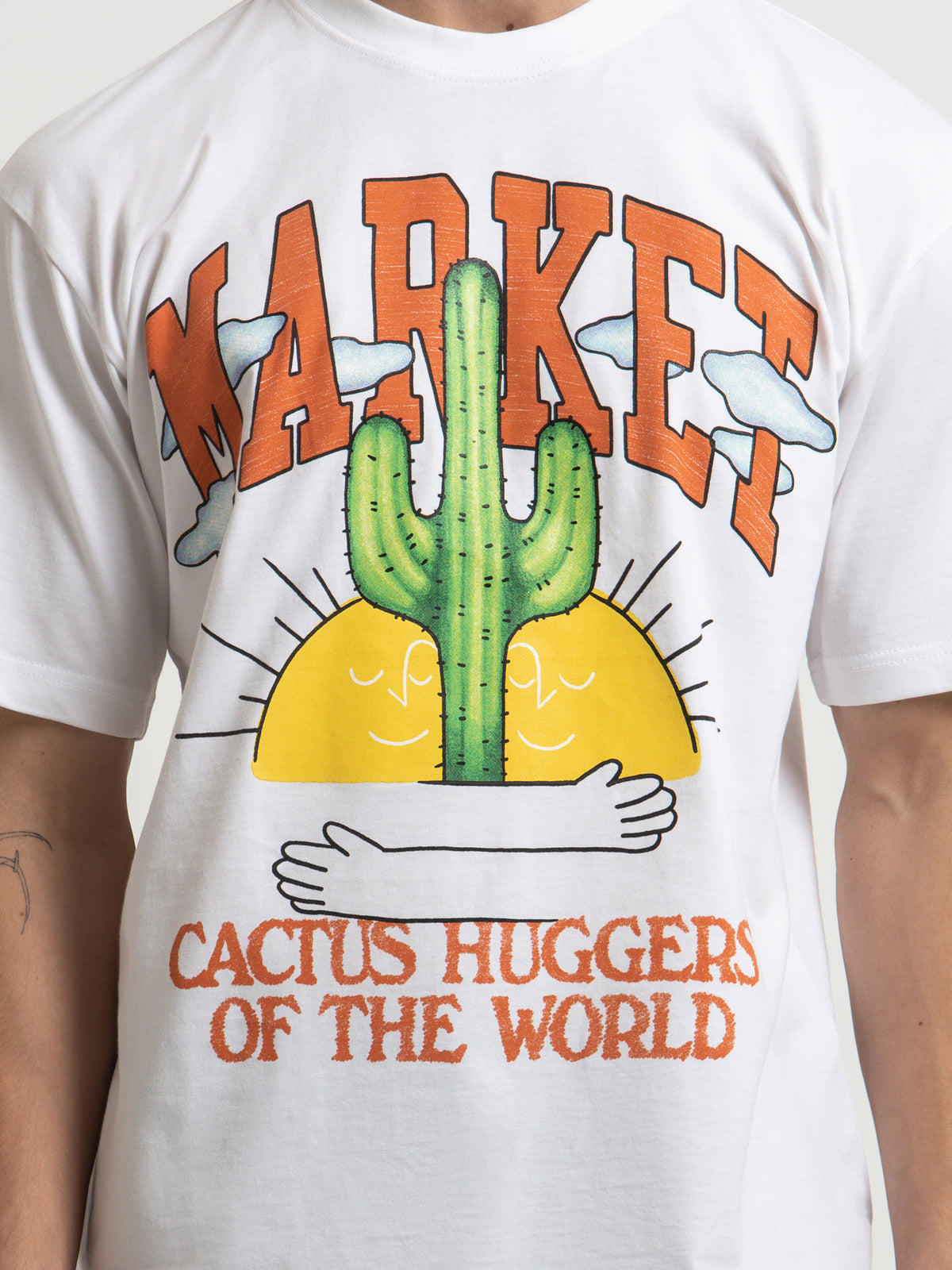 Market Cactus Lovers T-Shirt | White