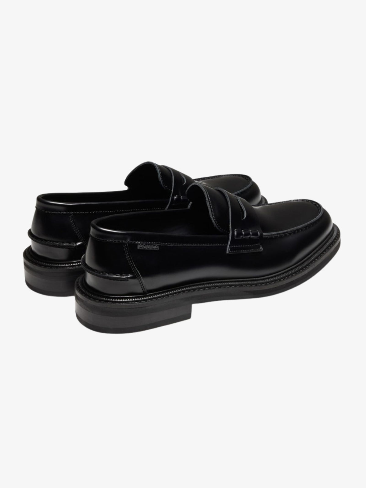 Aquila Mensa Penny Loafers | Black