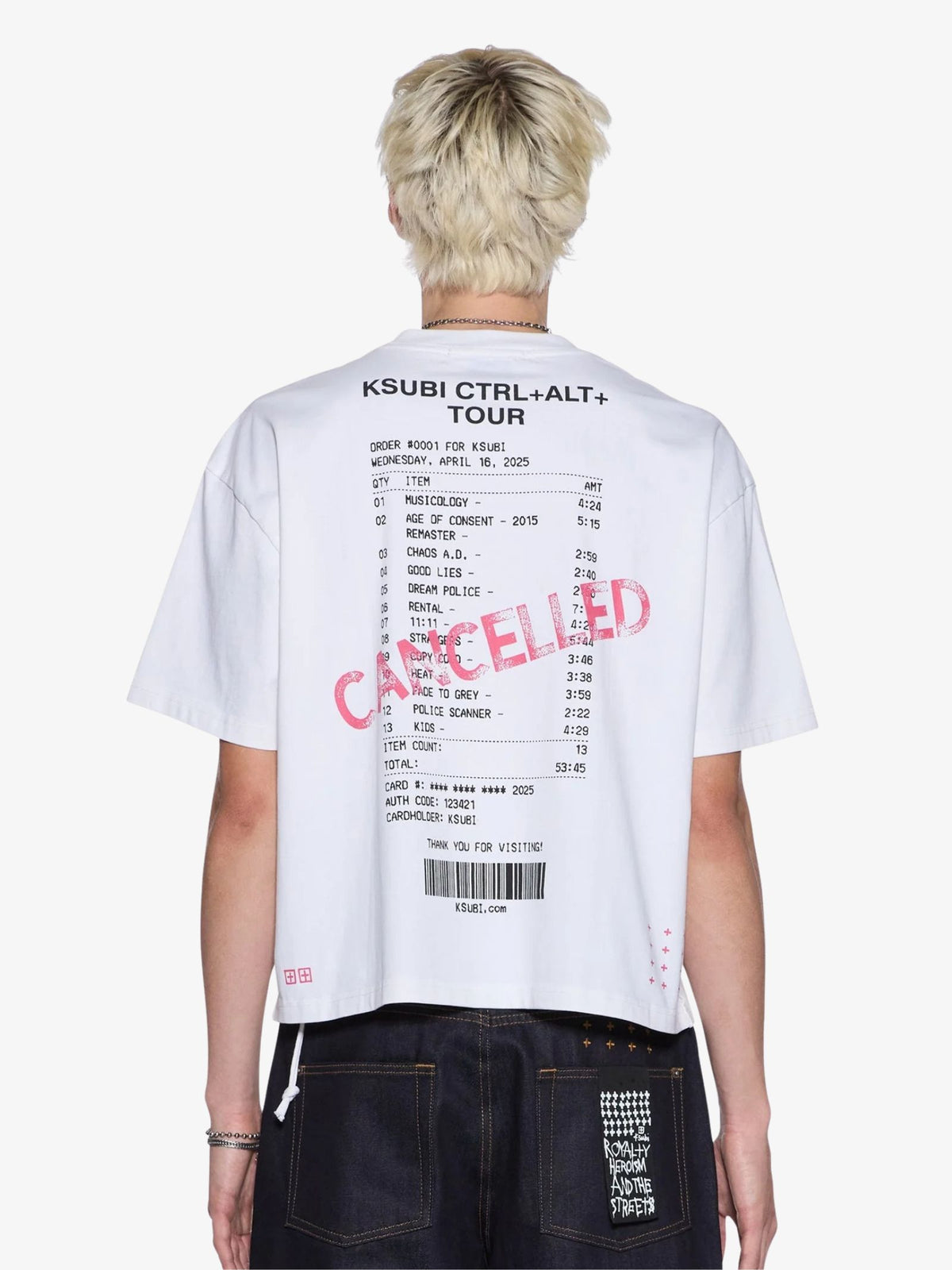 Ksubi Force Quit Ss Halen Tee | Off White