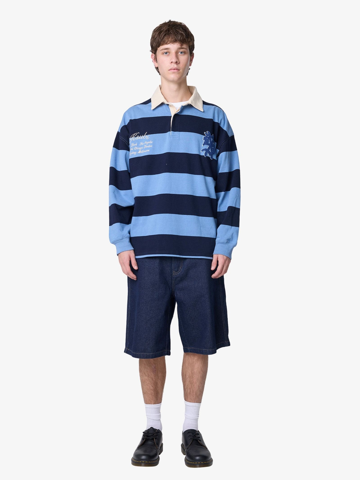 Ksubi Rugged Rugby Jersey | Faded Ice